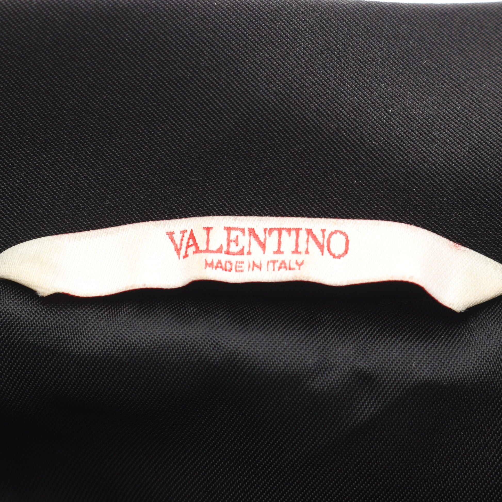 ボンバージャケット シルク ブラック ヴァレンティノ アウター VALENTINO