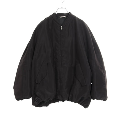 ボンバージャケット シルク ブラック ヴァレンティノ アウター VALENTINO