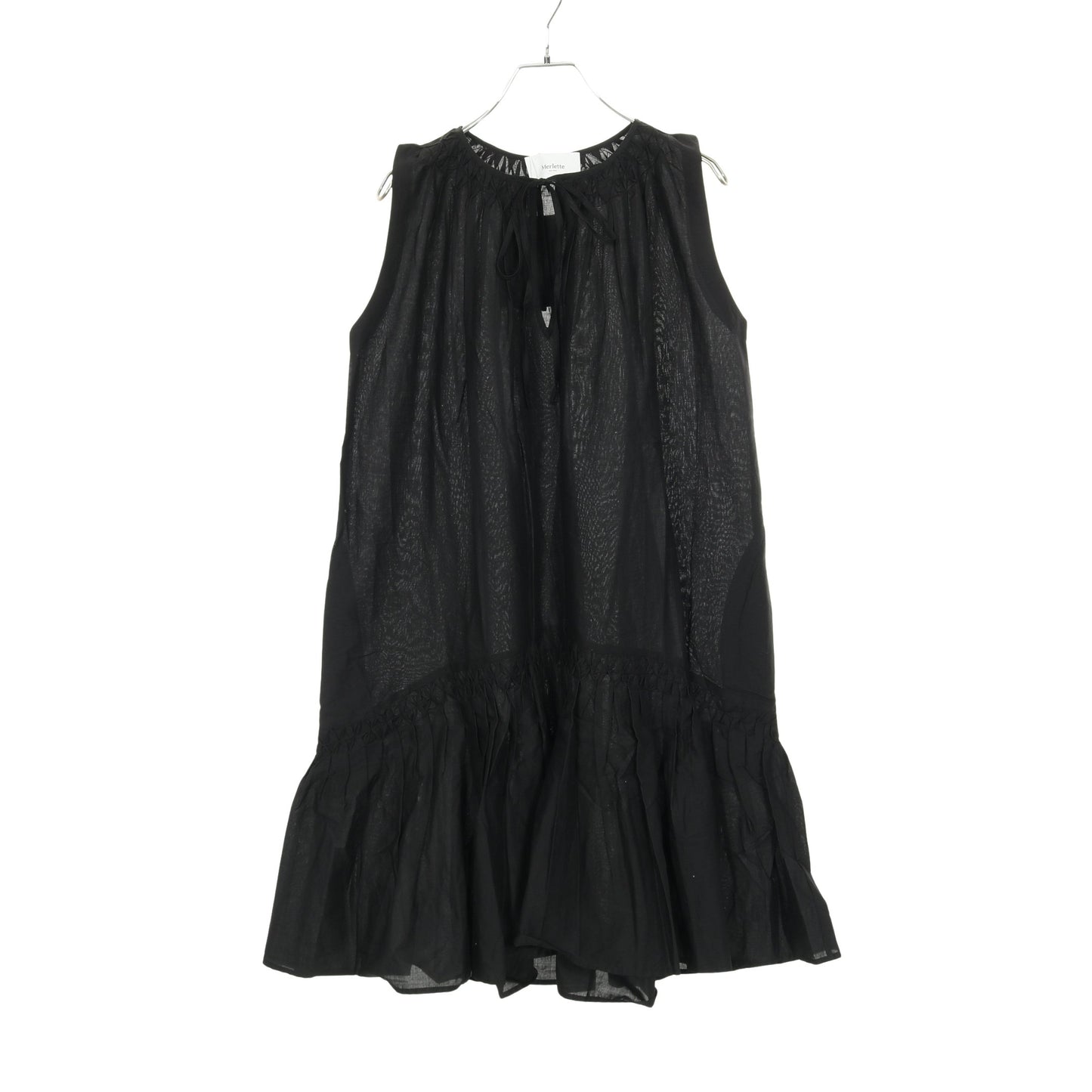CAMARAT DRESS ワンピース ノースリープ コットン ブラック マーレット ワンピース Merlette