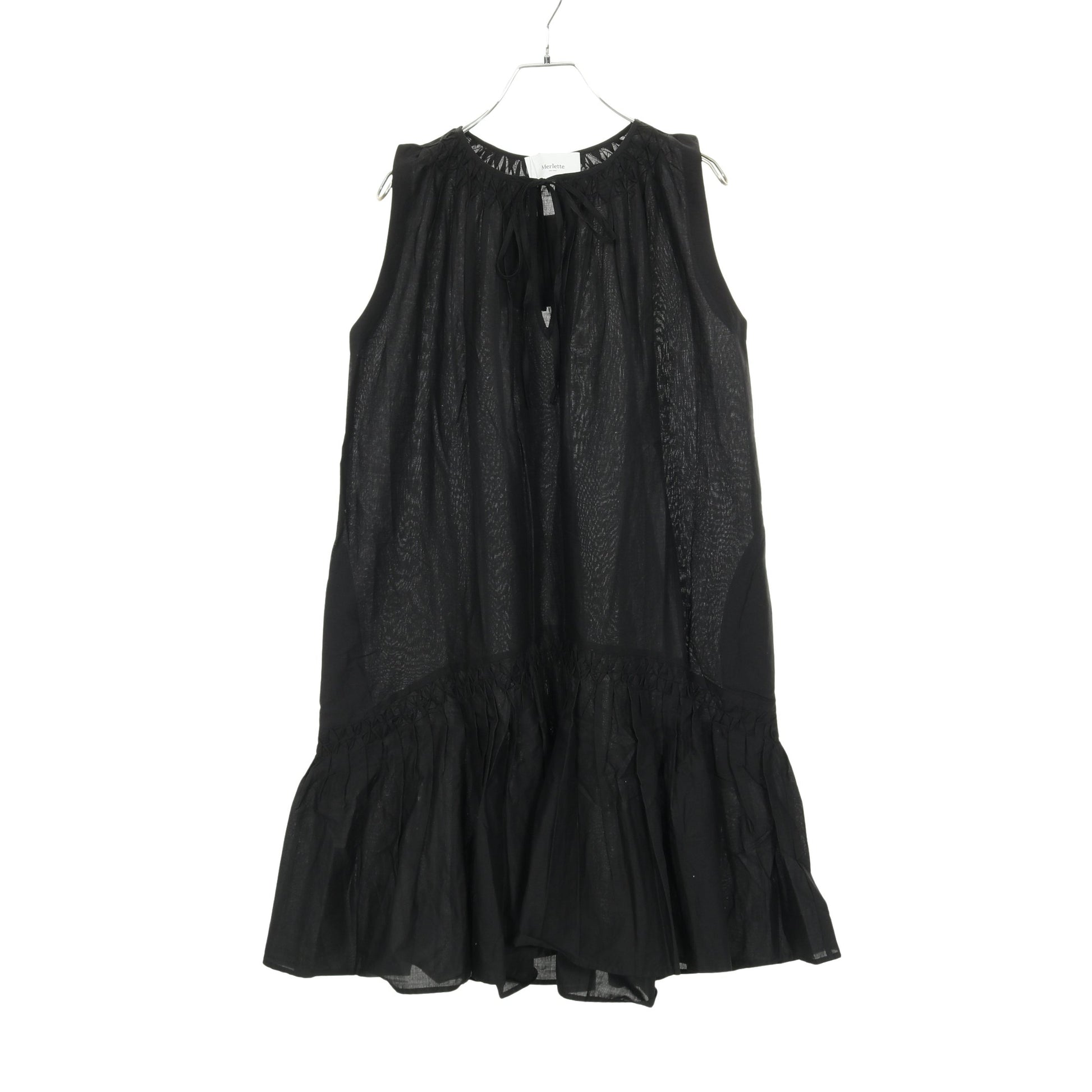 CAMARAT DRESS ワンピース ノースリープ コットン ブラック マーレット ワンピース Merlette
