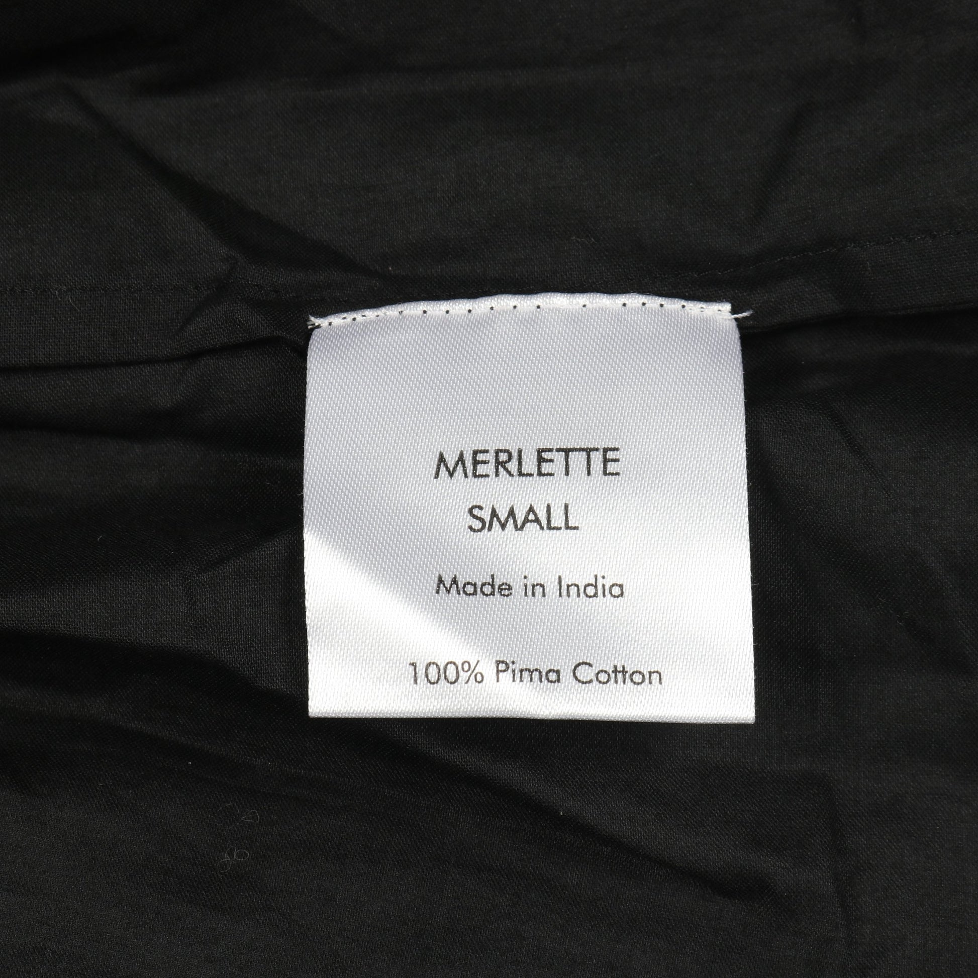 CAMARAT DRESS ワンピース ノースリープ コットン ブラック マーレット ワンピース Merlette