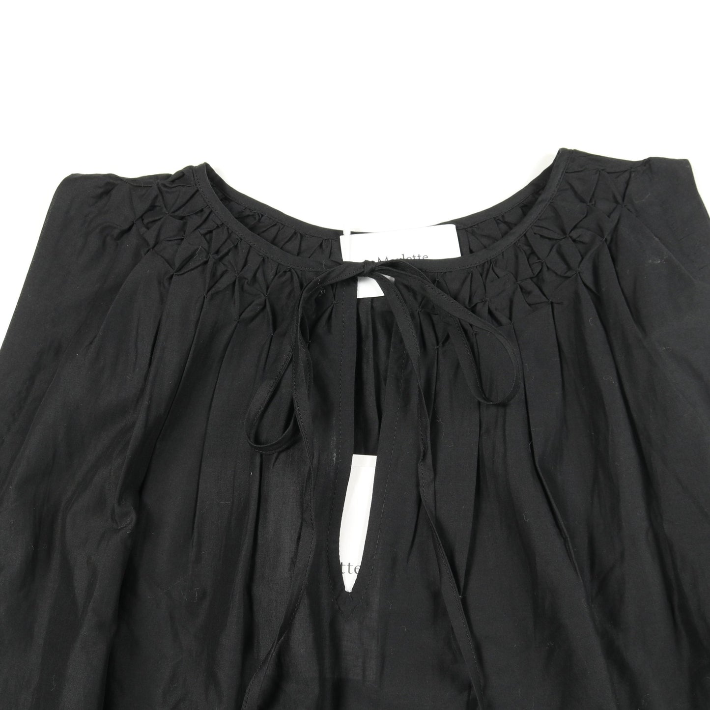 CAMARAT DRESS ワンピース ノースリープ コットン ブラック マーレット ワンピース Merlette