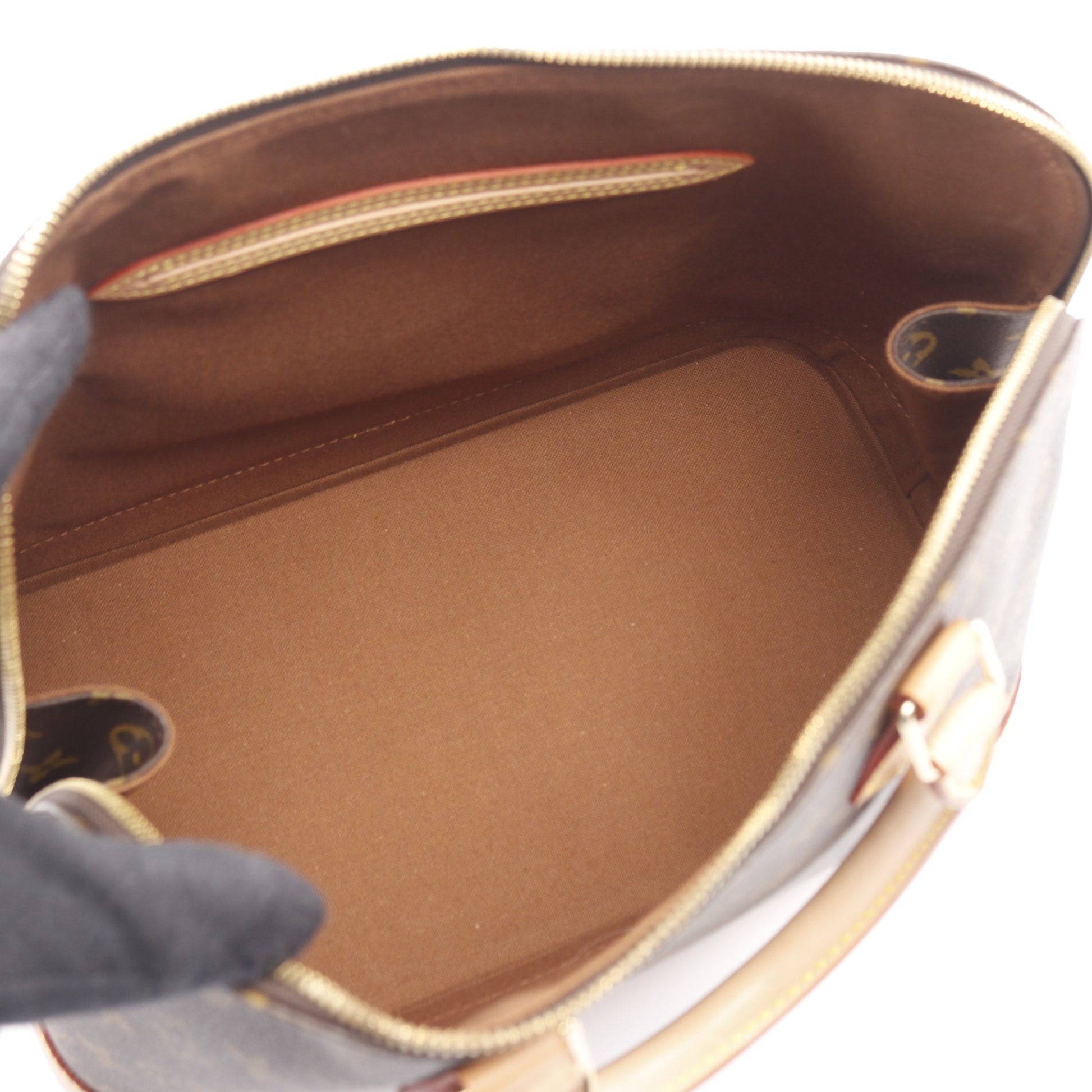 アルマPM モノグラム ハンドバッグ PVC レザー ブラウン ルイヴィトン バッグ LOUIS VUITTON