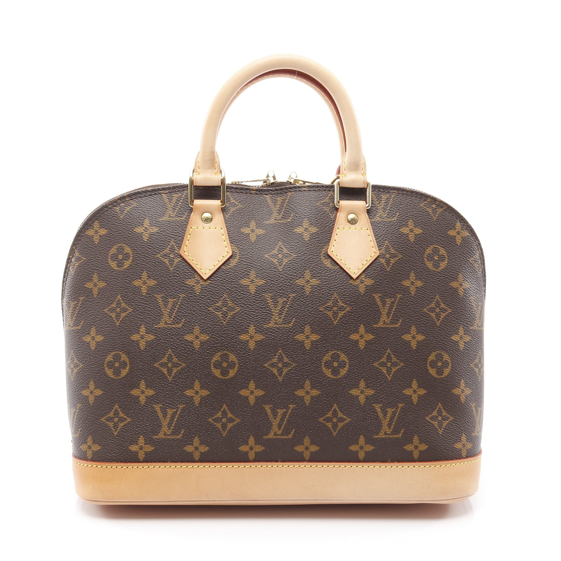 アルマPM モノグラム ハンドバッグ PVC レザー ブラウン ルイヴィトン バッグ LOUIS VUITTON