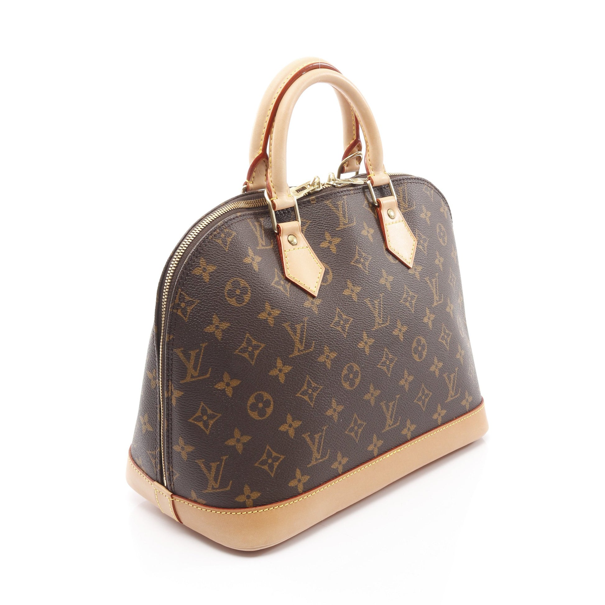 アルマPM モノグラム ハンドバッグ PVC レザー ブラウン ルイヴィトン バッグ LOUIS VUITTON