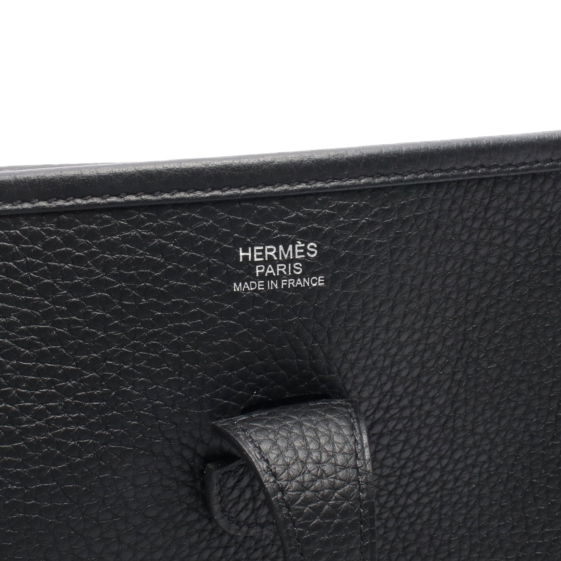 エヴリン 3 トロワ PM ショルダーバッグ トリヨンクレマンス ブラック シルバー金具 Z刻印 エルメス バッグ HERMES