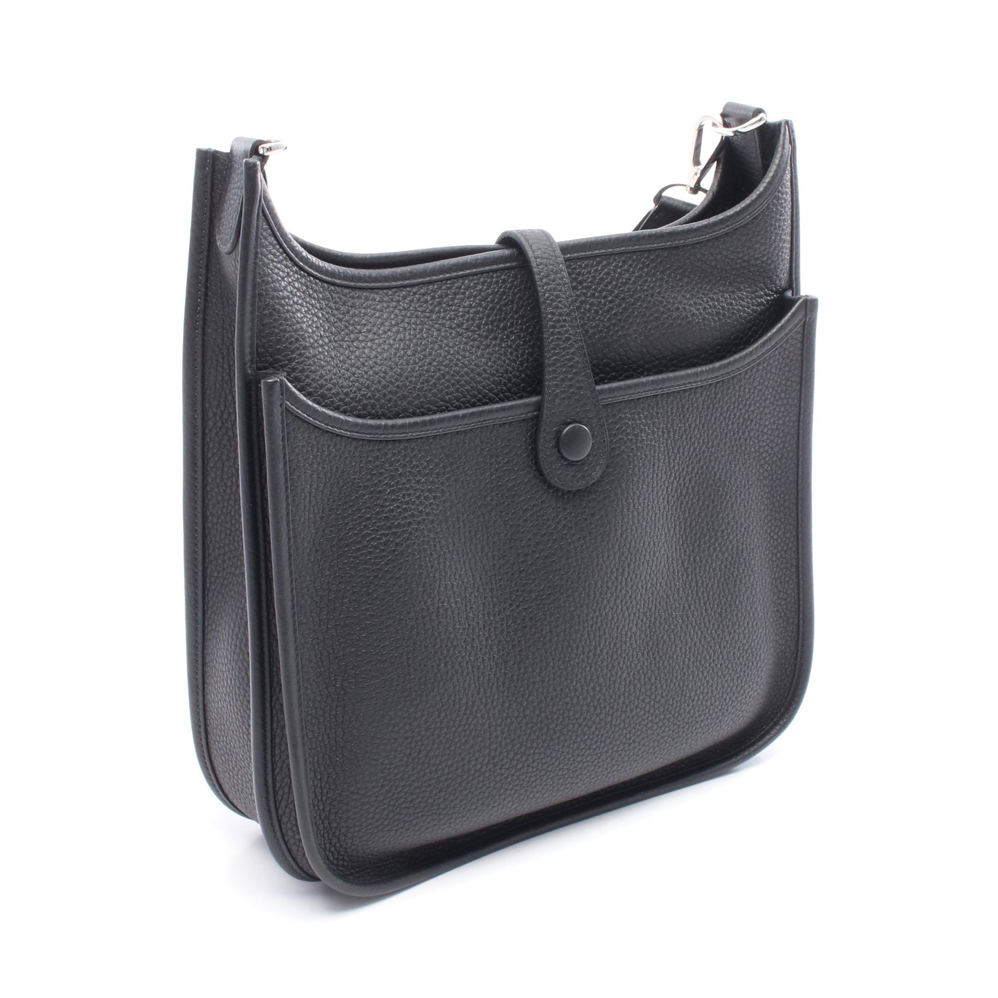 エヴリン 3 トロワ PM ショルダーバッグ トリヨンクレマンス ブラック シルバー金具 Z刻印 エルメス バッグ HERMES