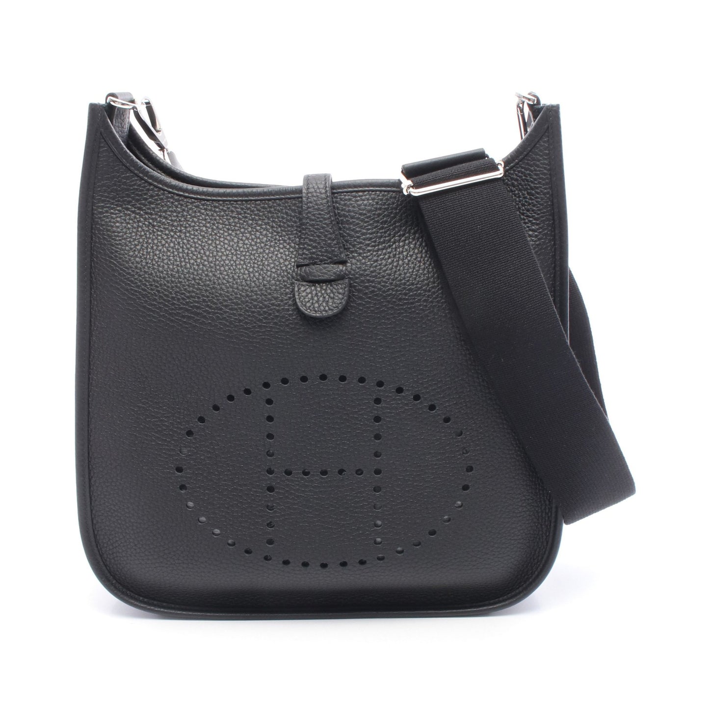 エヴリン 3 トロワ PM ショルダーバッグ トリヨンクレマンス ブラック シルバー金具 Z刻印 エルメス バッグ HERMES