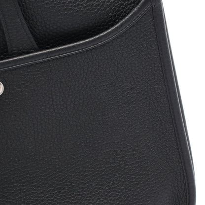 エヴリン 3 トロワ PM ショルダーバッグ トリヨンクレマンス ブラック シルバー金具 Z刻印 エルメス バッグ HERMES