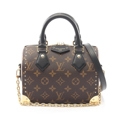 スピーディートランク 20 モノグラムリバース ハンドバッグ PVC レザー ブラウン ブラック 3WAY ルイヴィトン バッグ LOUIS VUITTON