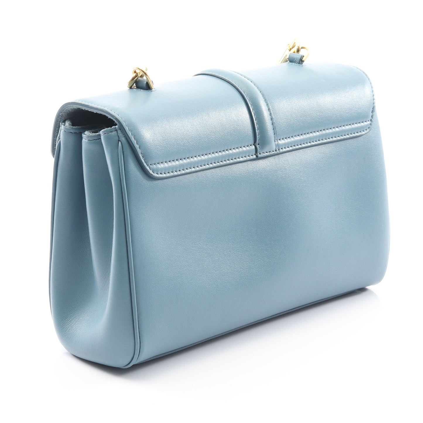 ティーンソフト16 ショルダーバッグ レザー ブルー セリーヌ バッグ CELINE