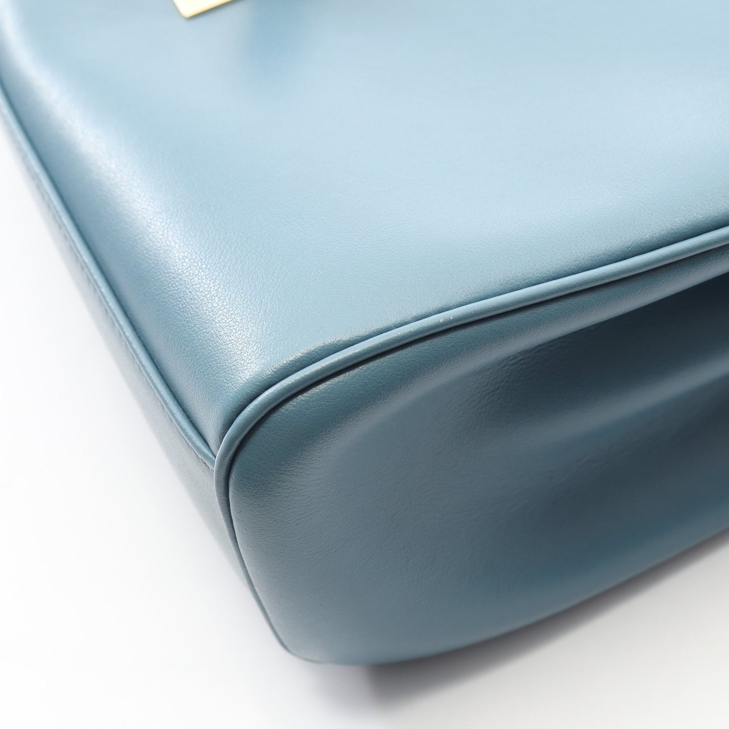 ティーンソフト16 ショルダーバッグ レザー ブルー セリーヌ バッグ CELINE