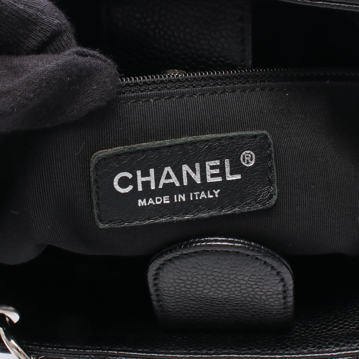 マトラッセ PST チェーンショルダーバッグ チェーントートバッグ キャビアスキン ブラック シルバー金具 シャネル バッグ CHANEL