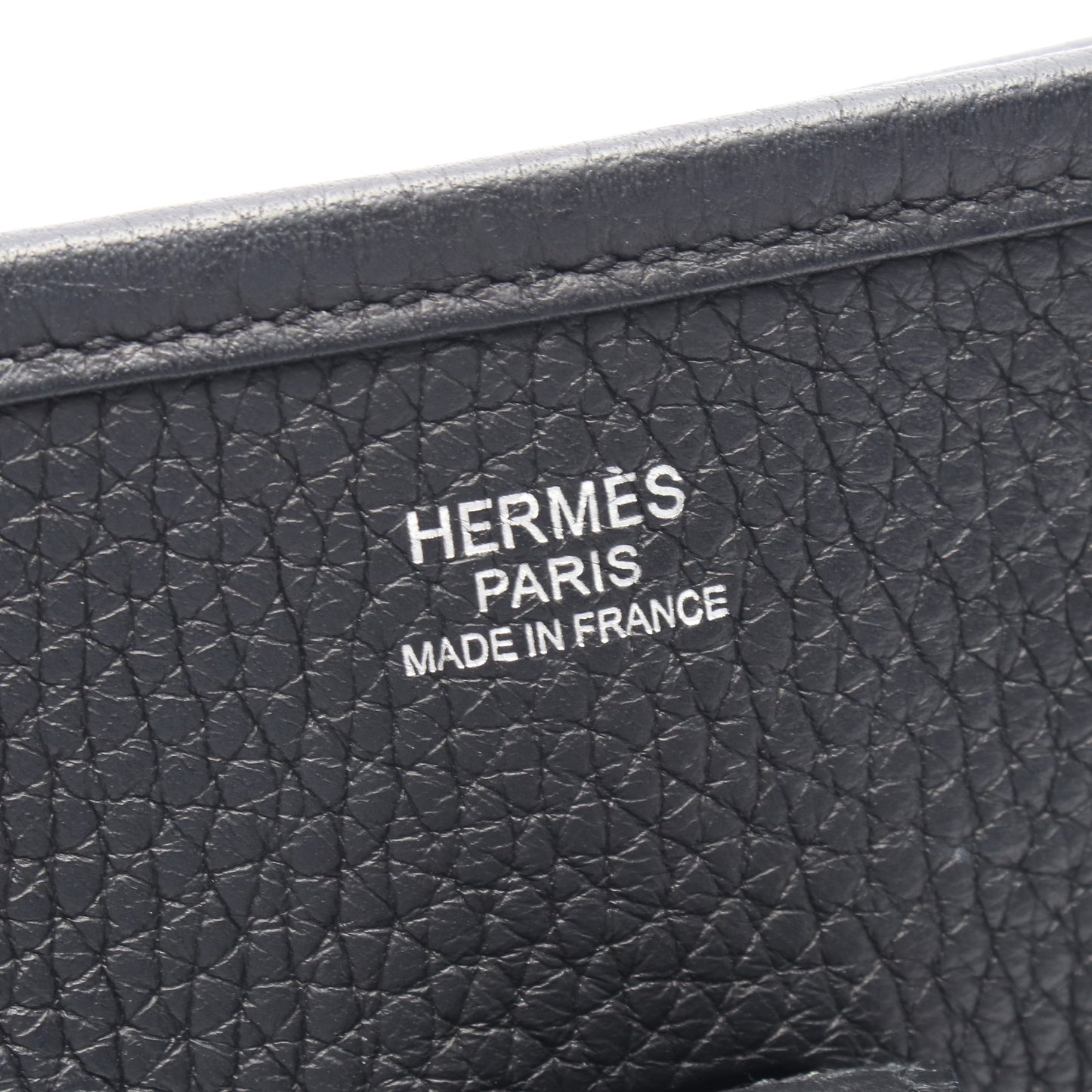 エヴリン 3 トロワ PM ショルダーバッグ トリヨンクレマンス ブラック シルバー金具 □R刻印 エルメス バッグ HERMES
