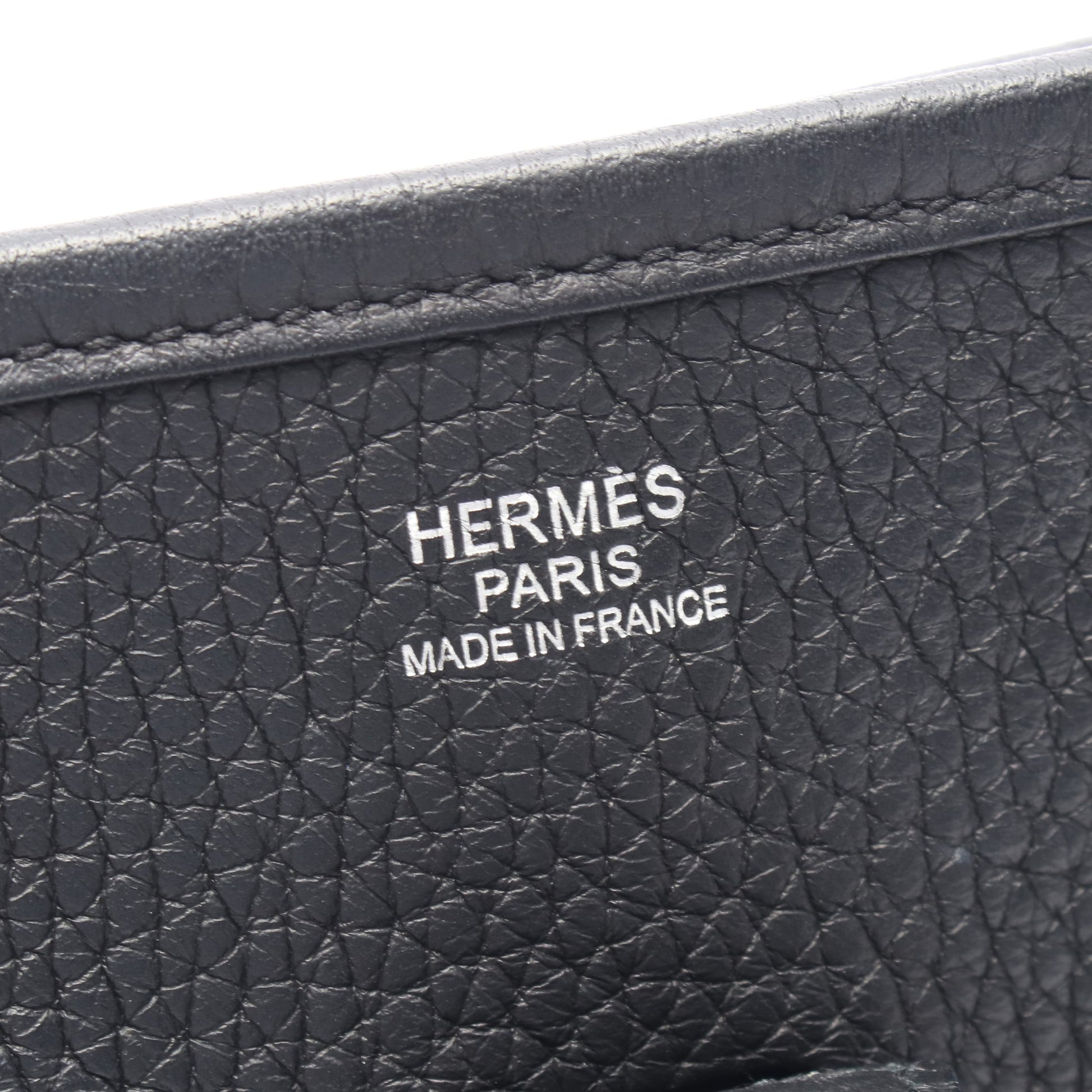 エヴリン 3 トロワ PM ショルダーバッグ トリヨンクレマンス ブラック シルバー金具 □R刻印 エルメス バッグ HERMES