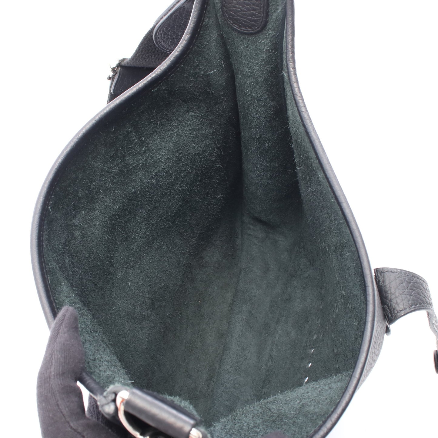 エヴリン 3 トロワ PM ショルダーバッグ トリヨンクレマンス ブラック シルバー金具 □R刻印 エルメス バッグ HERMES