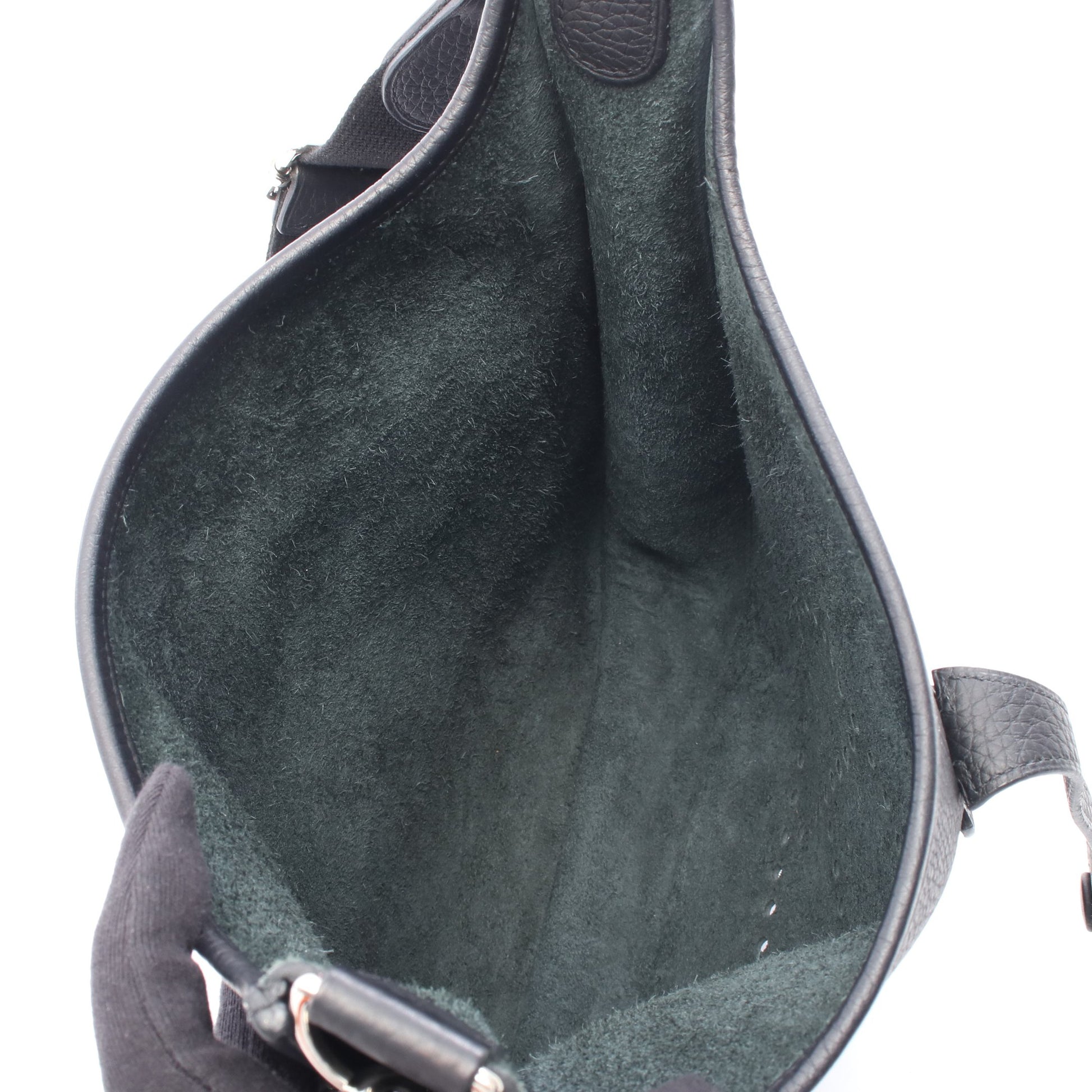 エヴリン 3 トロワ PM ショルダーバッグ トリヨンクレマンス ブラック シルバー金具 □R刻印 エルメス バッグ HERMES