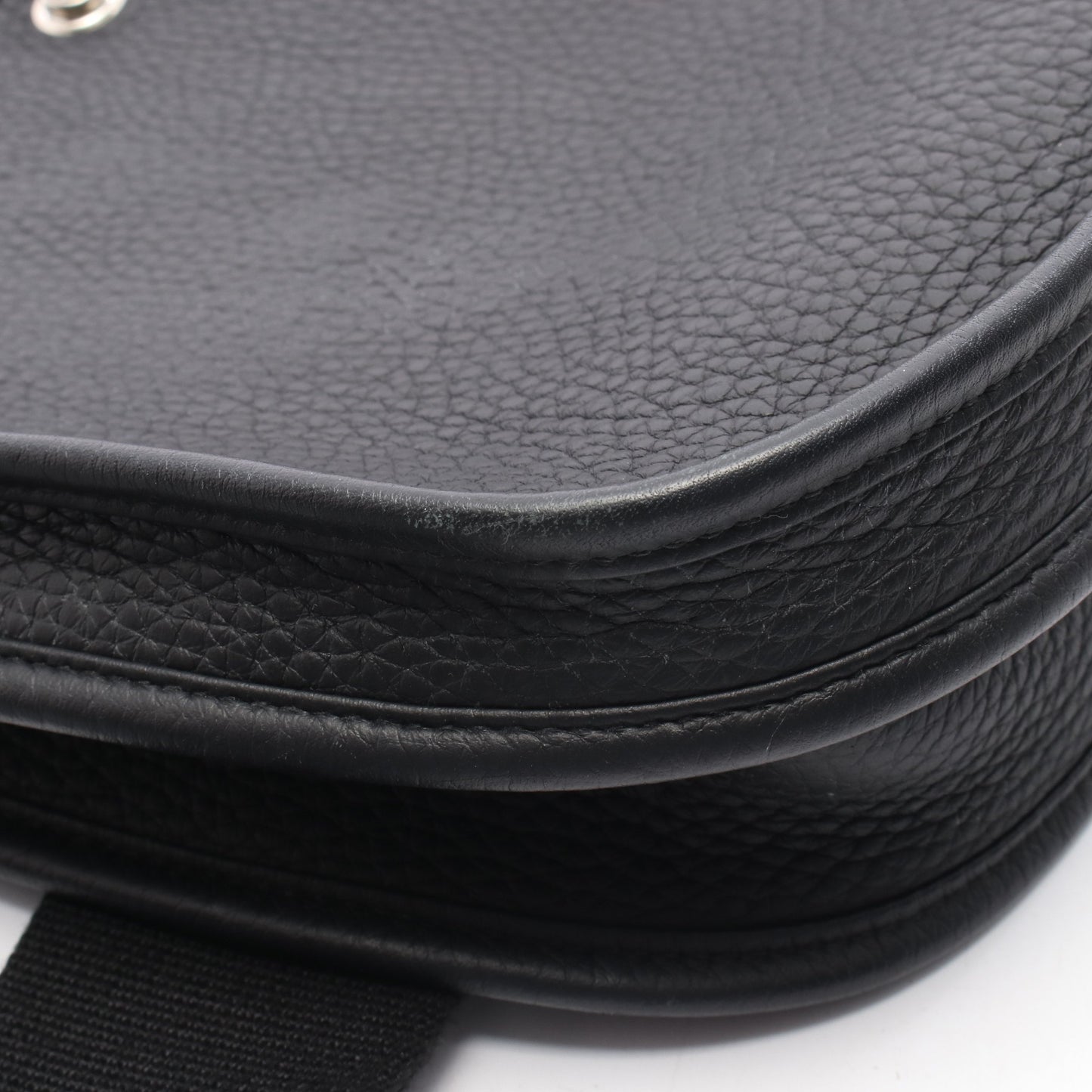 エヴリン 3 トロワ PM ショルダーバッグ トリヨンクレマンス ブラック シルバー金具 □R刻印 エルメス バッグ HERMES