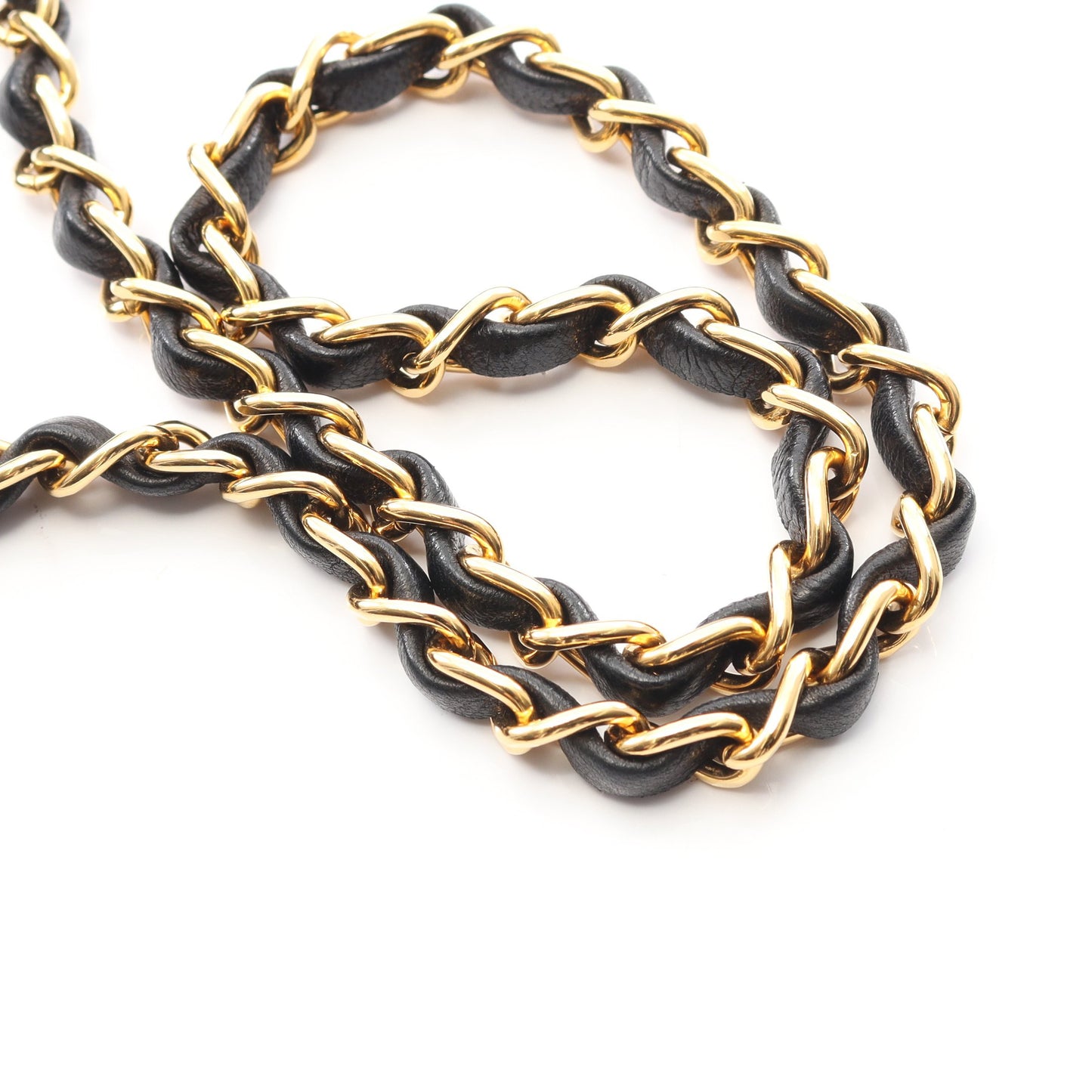 マトラッセ チェーンショルダーバッグ ラムスキン ブラック ゴールド金具 プッシュロック シャネル バッグ CHANEL