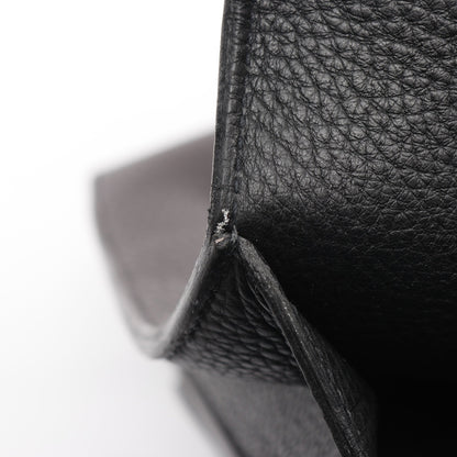 サックアデペッシュ38 マチ2 ビジネスバッグ ブリーフケース トリヨンクレマンス ブラック シルバー金具 □M刻印 エルメス バッグ HERMES
