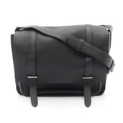 スティーブ ブザス35 ショルダーバッグ トリヨンクレマンス ブラック シルバー金具 X刻印 エルメス バッグ HERMES