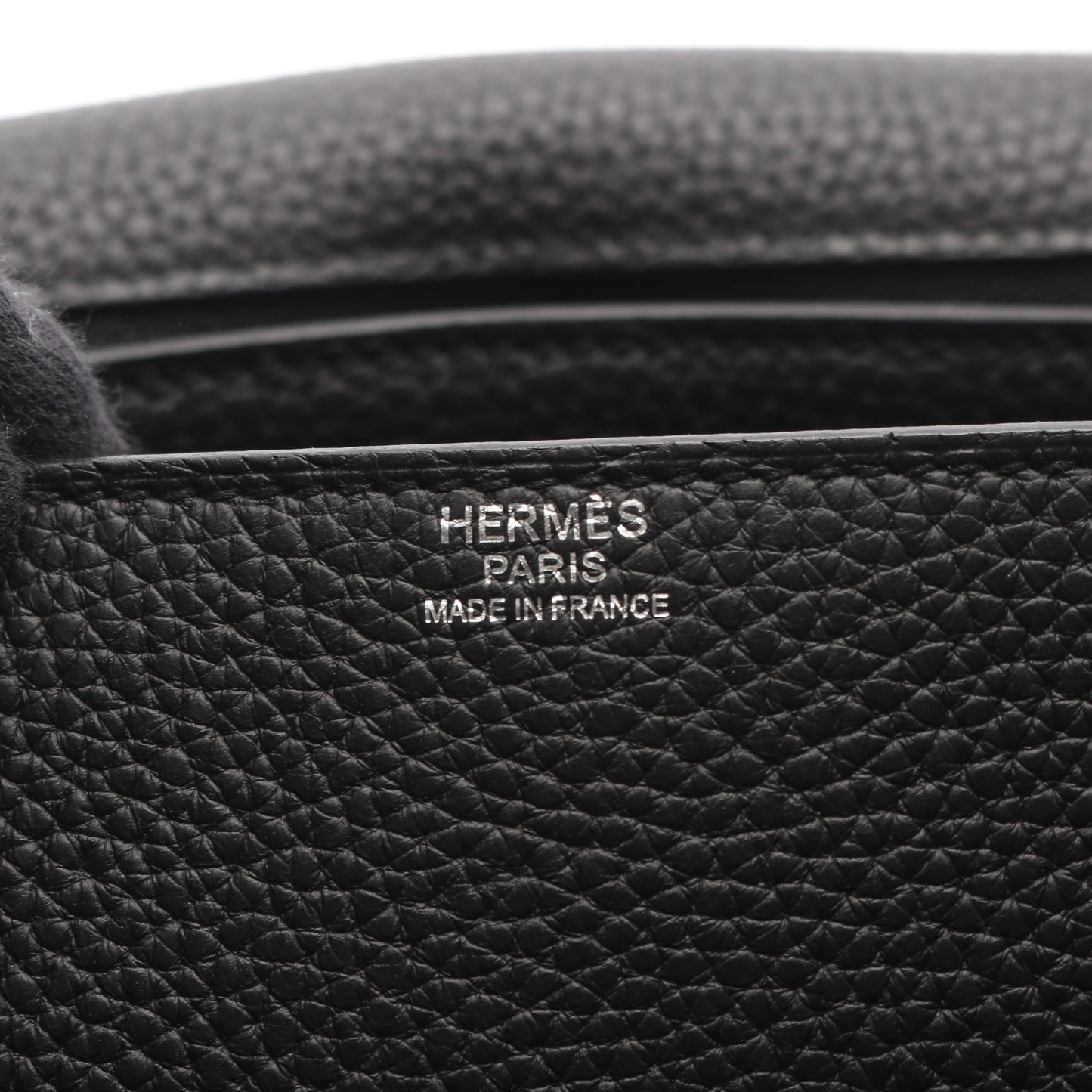 スティーブ ブザス35 ショルダーバッグ トリヨンクレマンス ブラック シルバー金具 X刻印 エルメス バッグ HERMES
