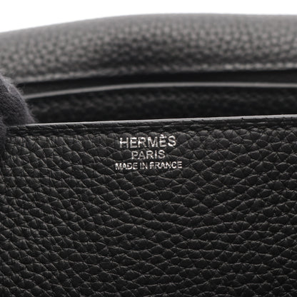 スティーブ ブザス35 ショルダーバッグ トリヨンクレマンス ブラック シルバー金具 X刻印 エルメス バッグ HERMES