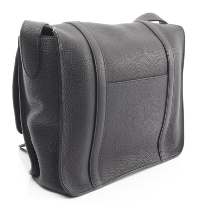 スティーブ ブザス35 ショルダーバッグ トリヨンクレマンス ブラック シルバー金具 X刻印 エルメス バッグ HERMES