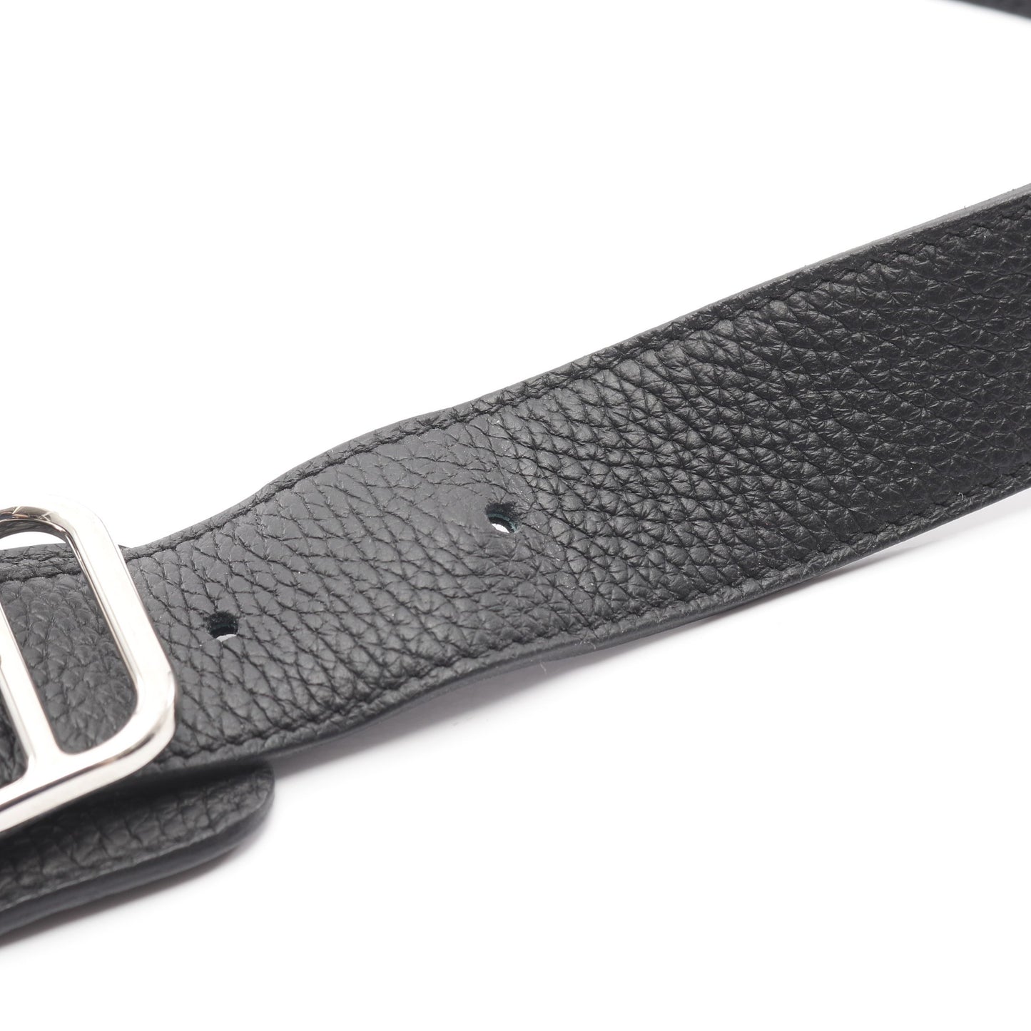 スティーブ ブザス35 ショルダーバッグ トリヨンクレマンス ブラック シルバー金具 X刻印 エルメス バッグ HERMES