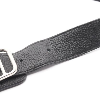 スティーブ ブザス35 ショルダーバッグ トリヨンクレマンス ブラック シルバー金具 X刻印 エルメス バッグ HERMES