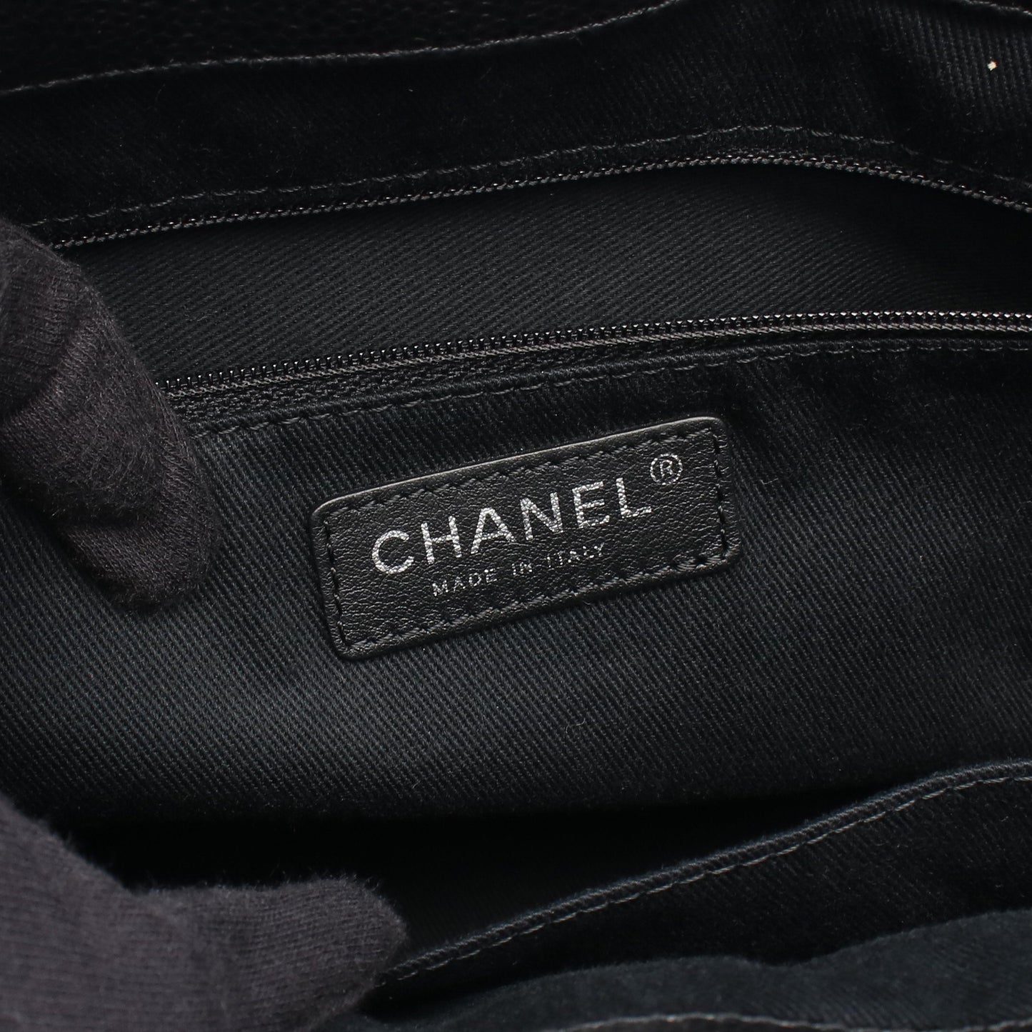 マトラッセ チェーンショルダーバッグ チェーントートバッグ キャビアスキン ブラック シルバー金具 シャネル バッグ CHANEL