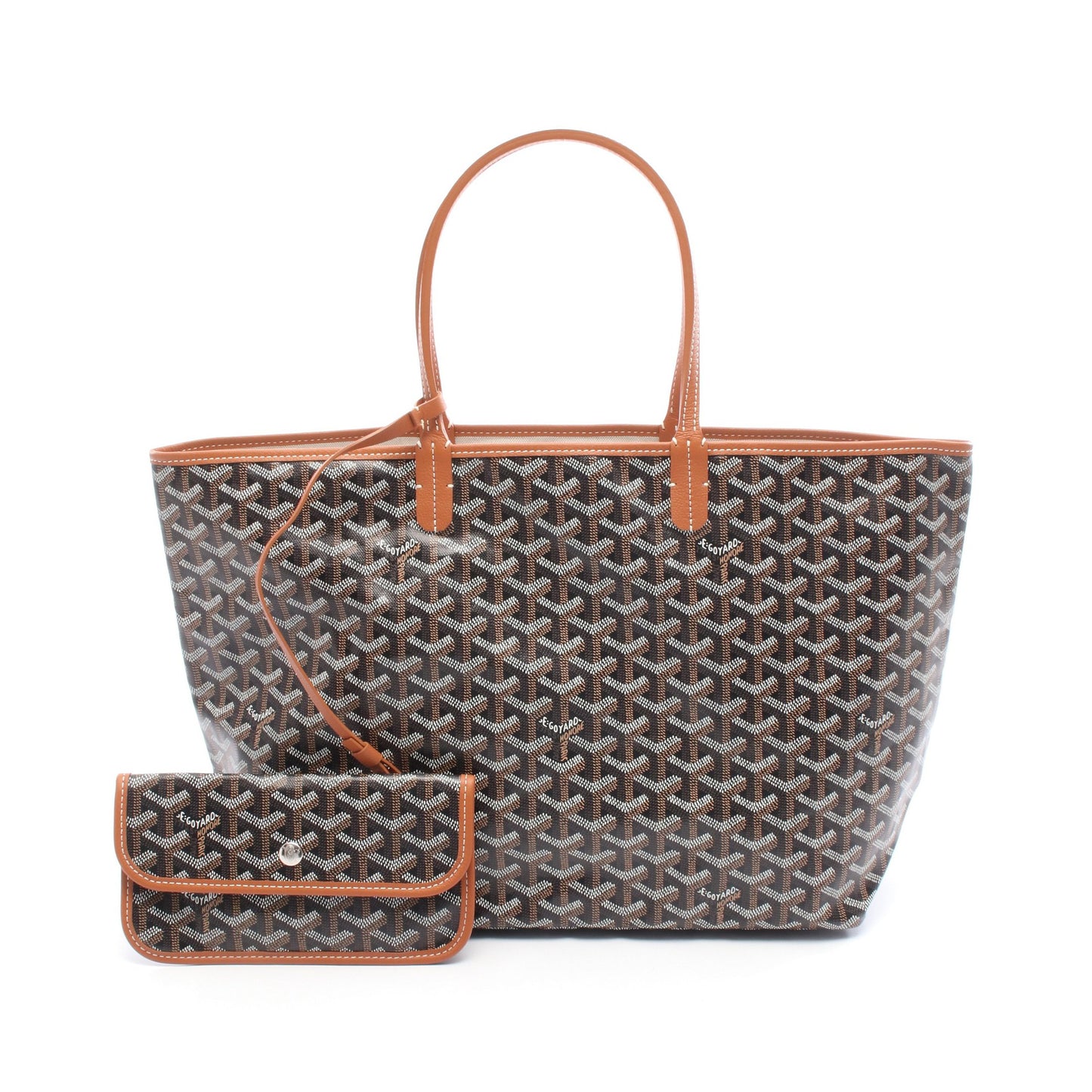 サンルイPM ハンドバッグ トートバッグ コーティングキャンバス レザー ブラック ブラウン マルチカラー ゴヤール バッグ GOYARD