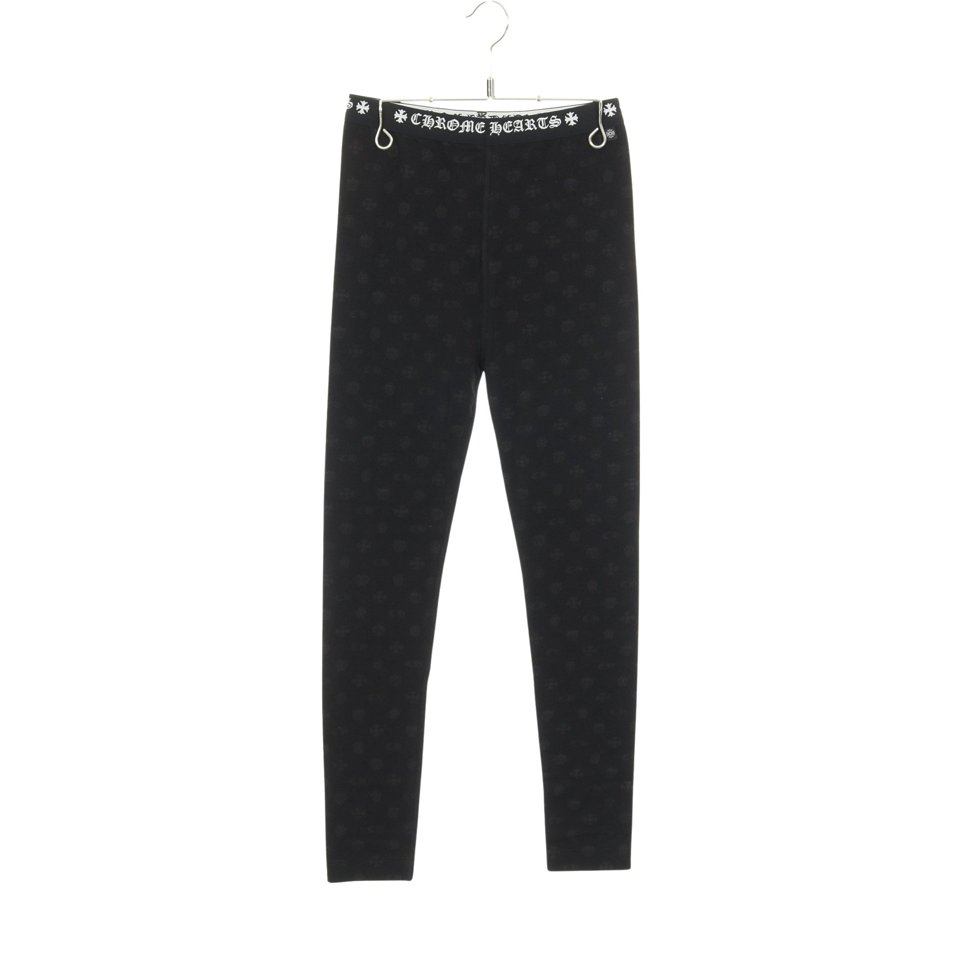レギンス パンツ 総柄 コットン ブラック クロムハーツ ボトムス Chrome Hearts