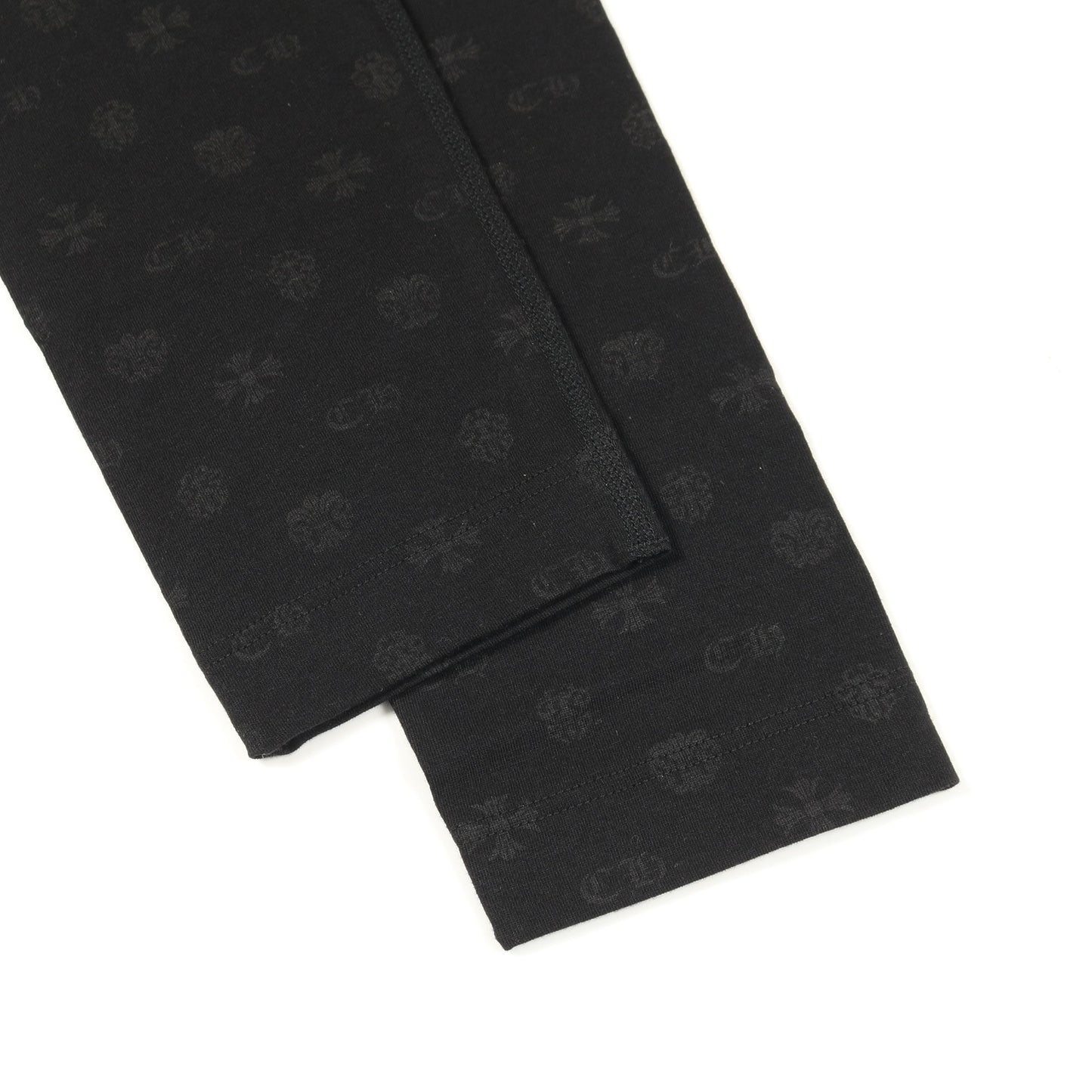 レギンス パンツ 総柄 コットン ブラック クロムハーツ ボトムス Chrome Hearts