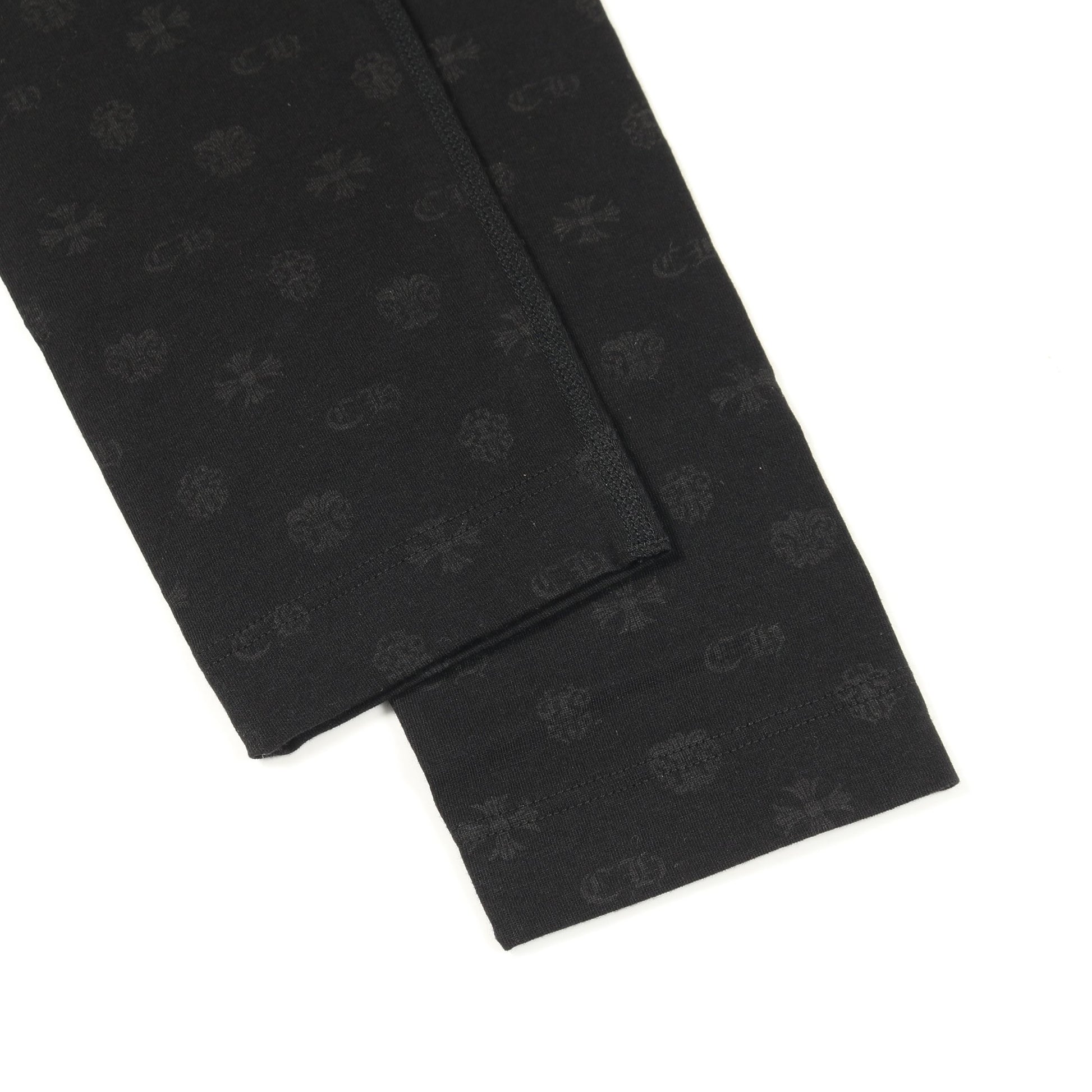 レギンス パンツ 総柄 コットン ブラック クロムハーツ ボトムス Chrome Hearts