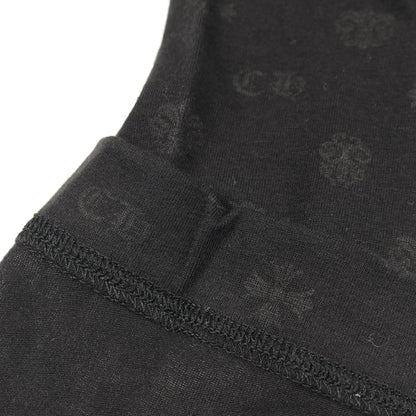 レギンス パンツ 総柄 コットン ブラック クロムハーツ ボトムス Chrome Hearts