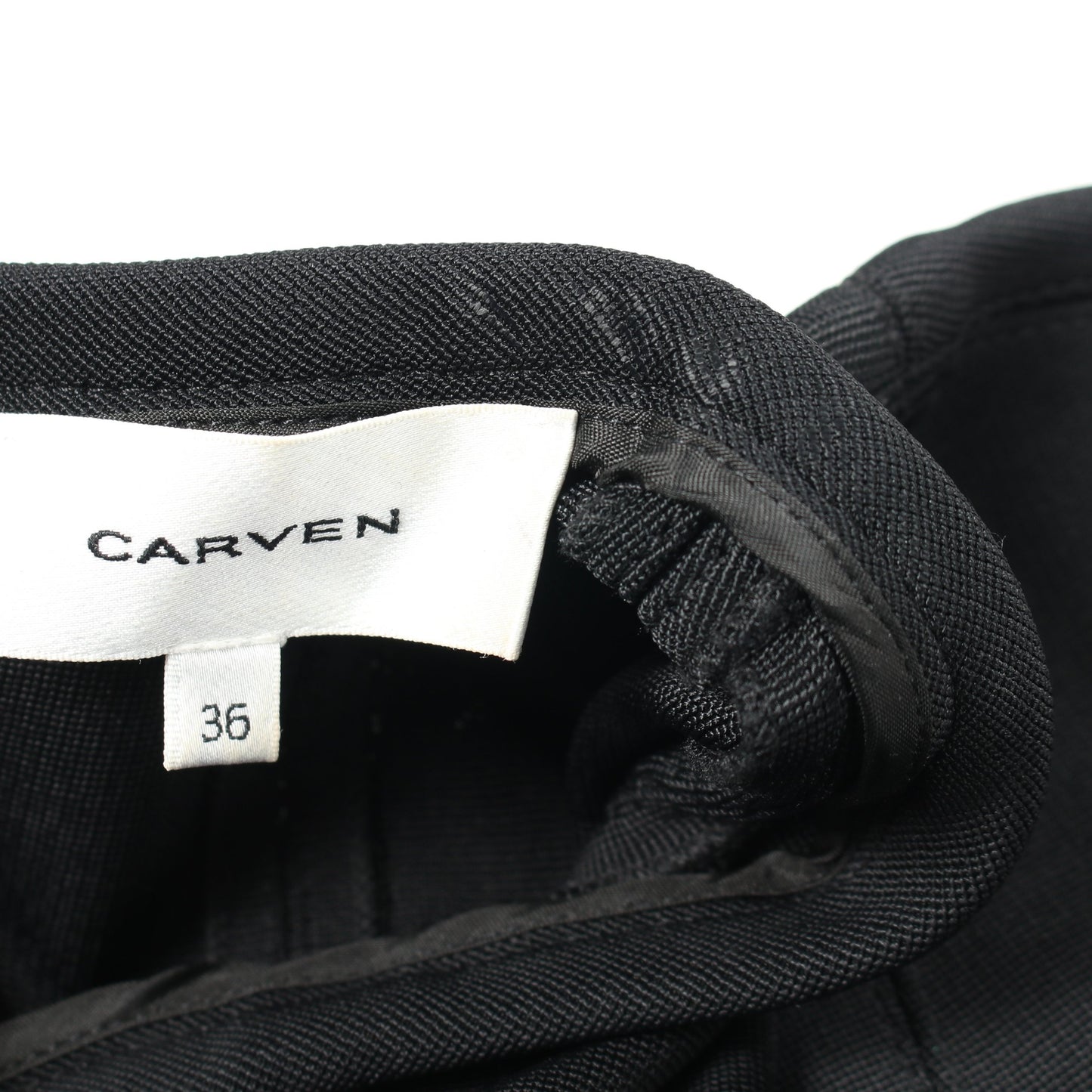 ワンピース 半袖 ビスコース ブラック カルヴェン ワンピース CARVEN