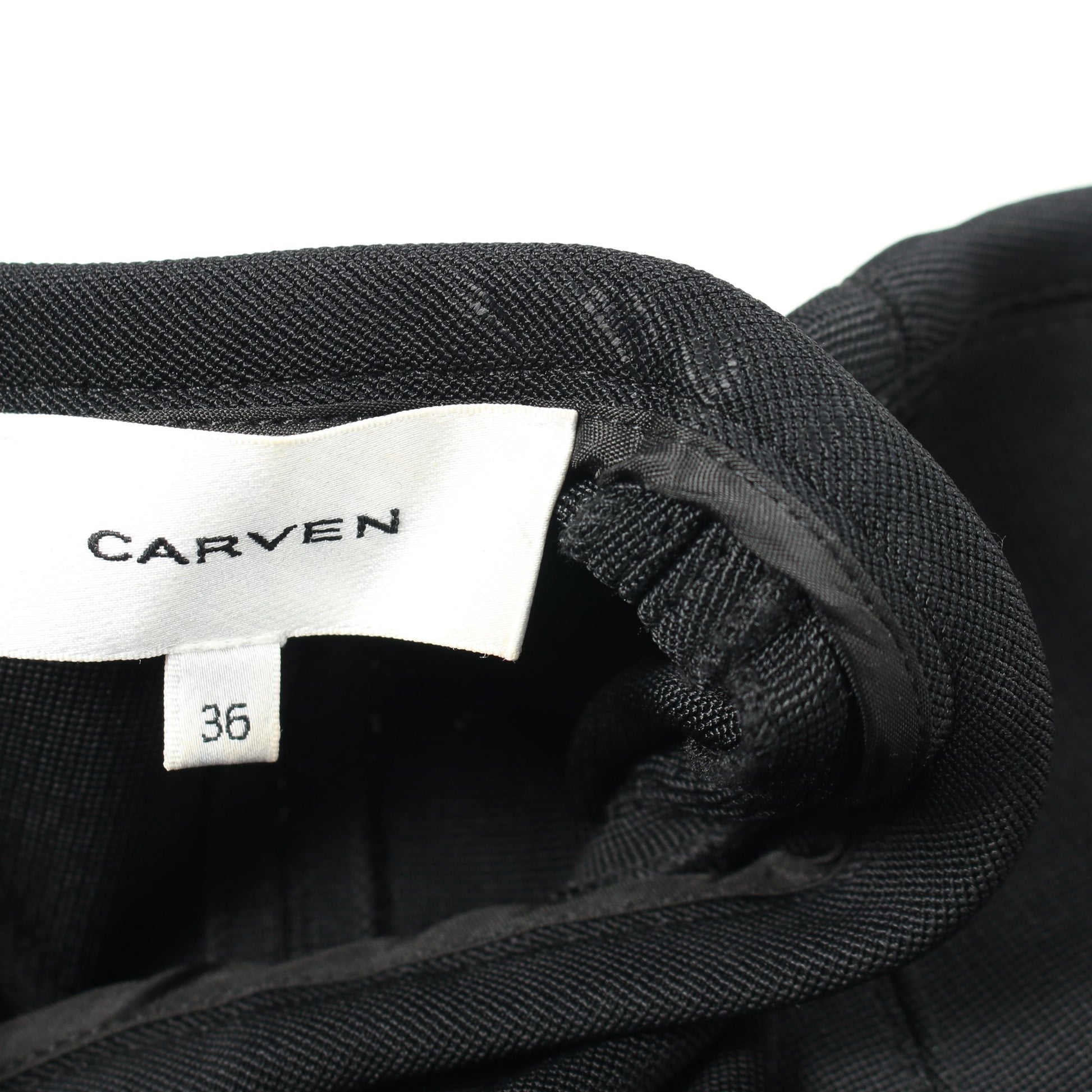 ワンピース 半袖 ビスコース ブラック カルヴェン ワンピース CARVEN