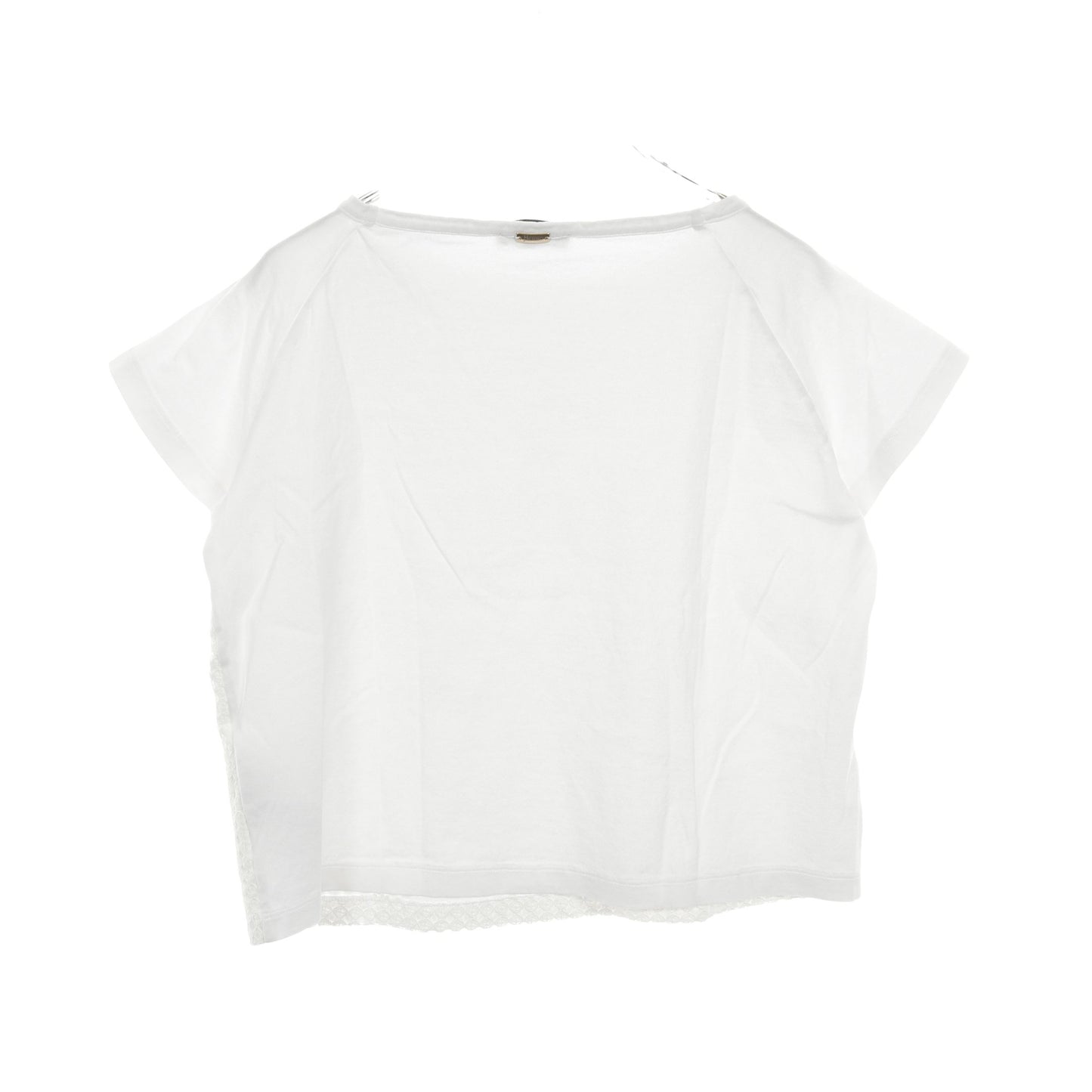 SUPERFINE COTTON JERSEY SPRING LACE Tシャツ レース コットン ホワイト ヘルノ トップス HERNO