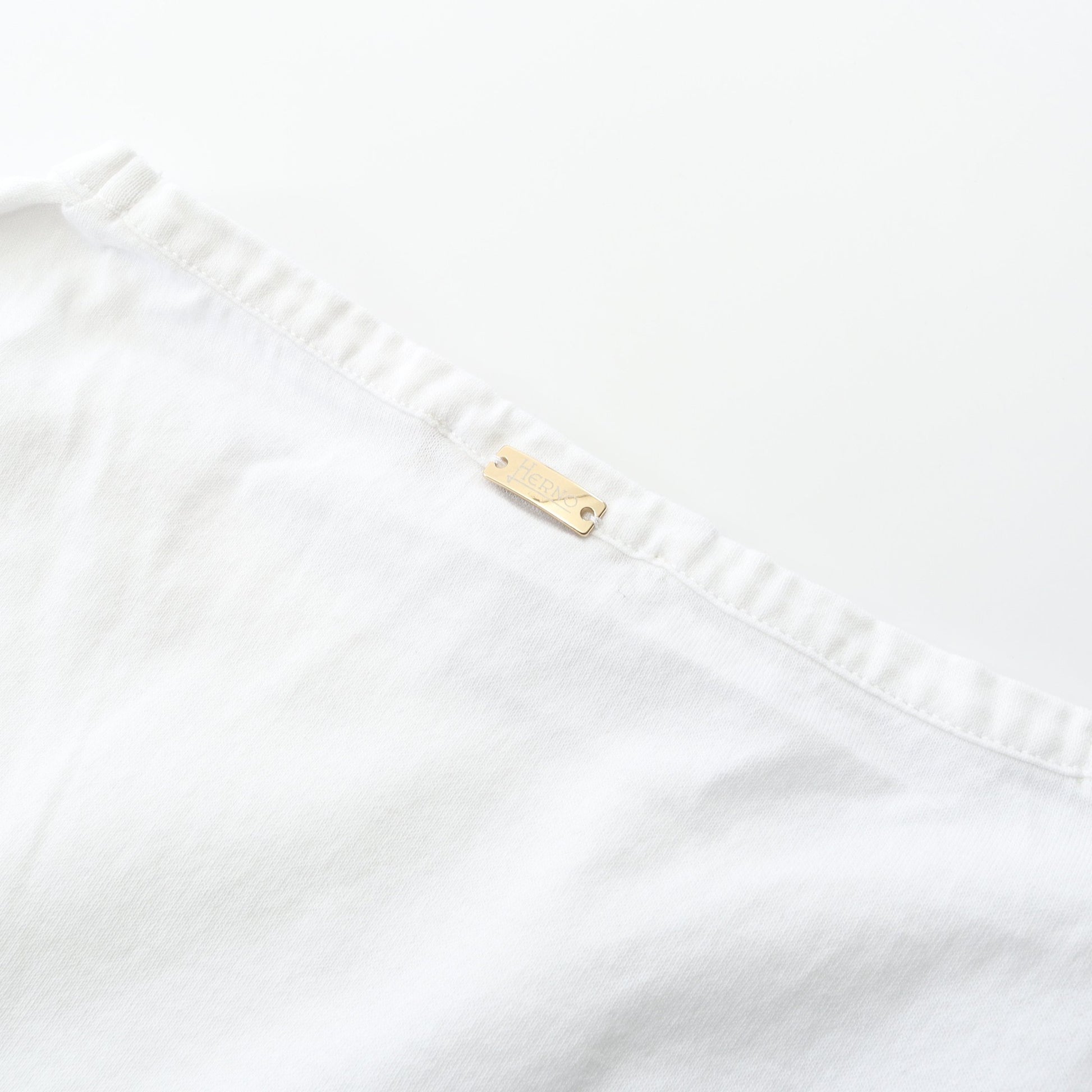 SUPERFINE COTTON JERSEY SPRING LACE Tシャツ レース コットン ホワイト ヘルノ トップス HERNO