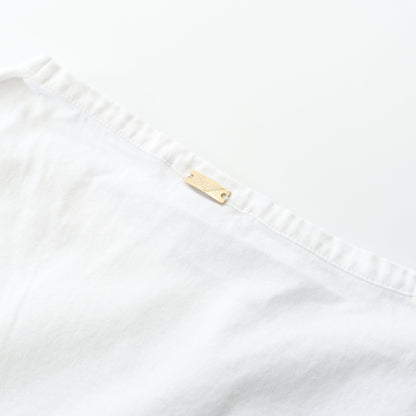 SUPERFINE COTTON JERSEY SPRING LACE Tシャツ レース コットン ホワイト ヘルノ トップス HERNO