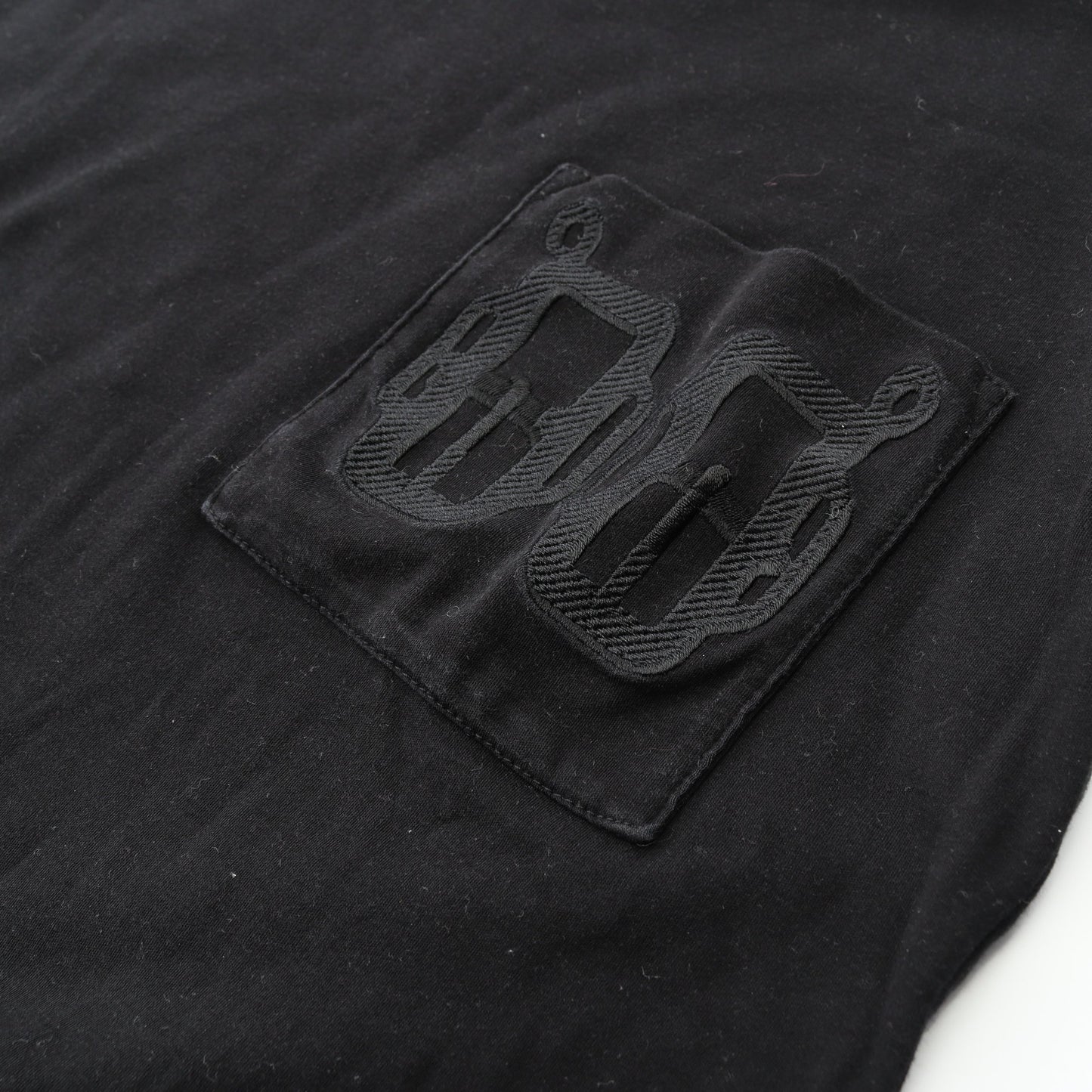 BOUCLERIE D'ATTELAGE Tシャツ クルーネック コットン ブラック エルメス トップス HERMES