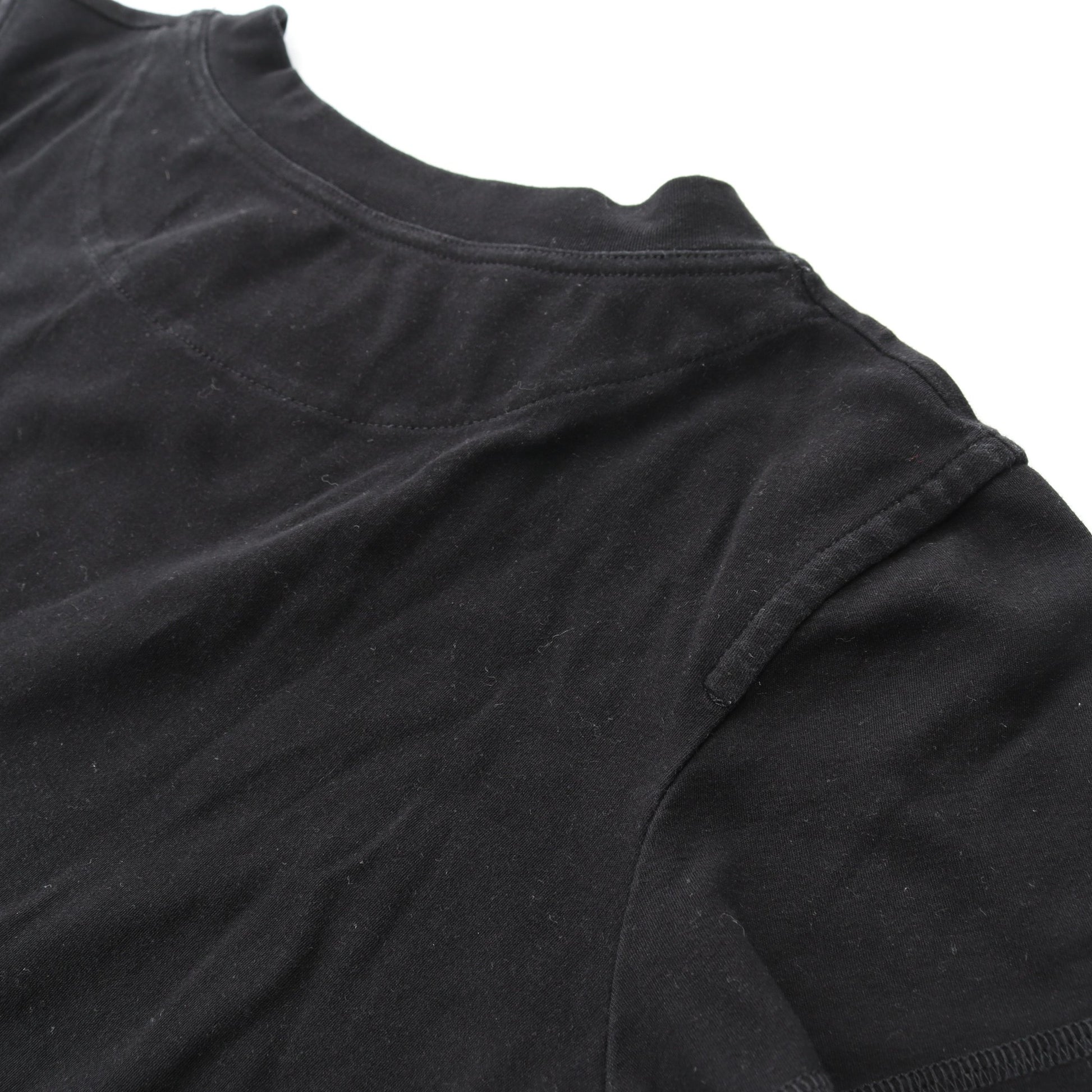 BOUCLERIE D'ATTELAGE Tシャツ クルーネック コットン ブラック エルメス トップス HERMES