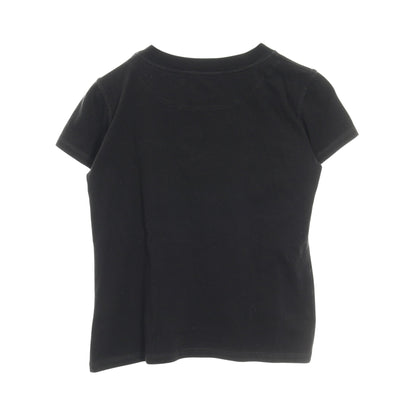 BOUCLERIE D'ATTELAGE Tシャツ クルーネック コットン ブラック エルメス トップス HERMES