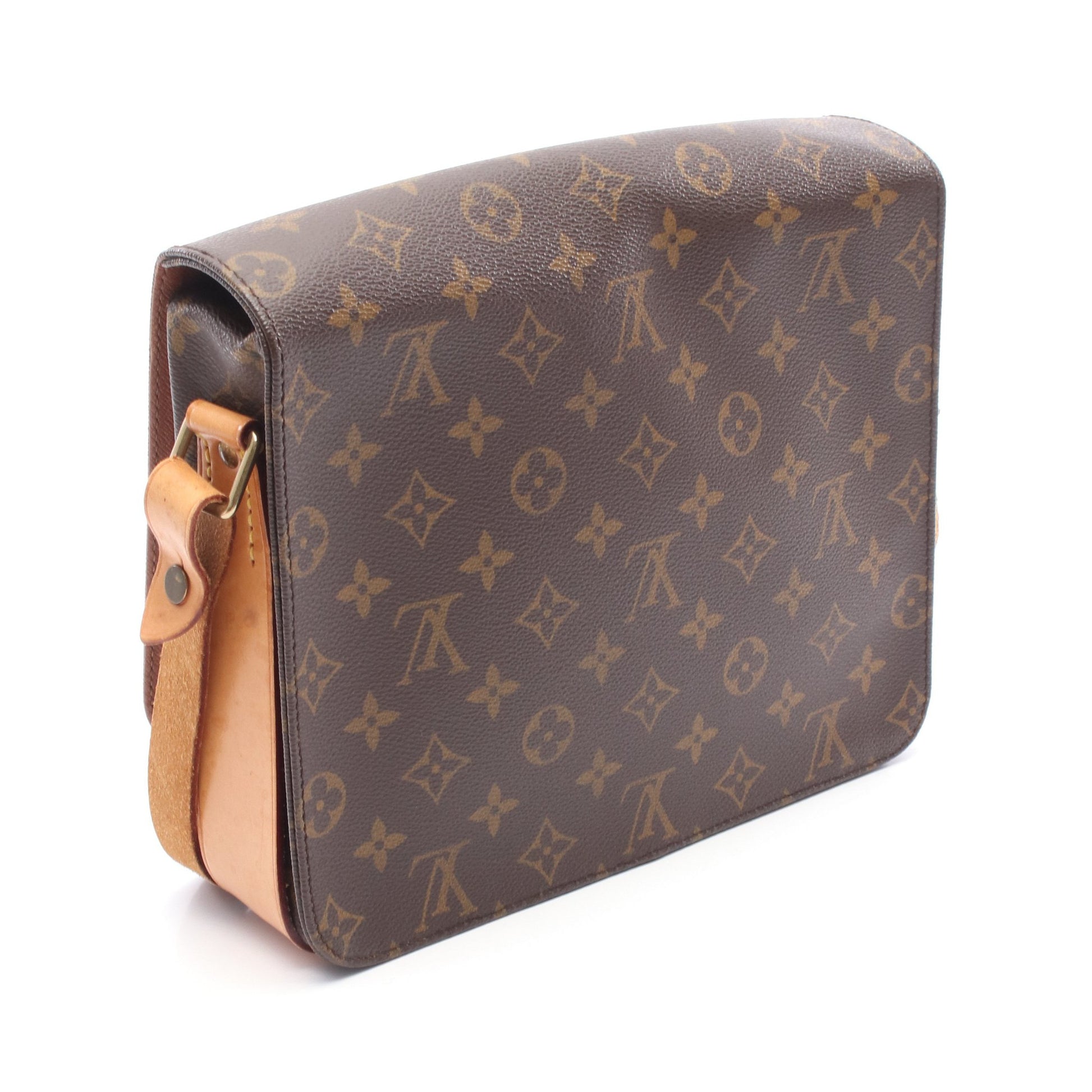 カルトシエールGM モノグラム ショルダーバッグ PVC レザー ブラウン ルイヴィトン バッグ LOUIS VUITTON