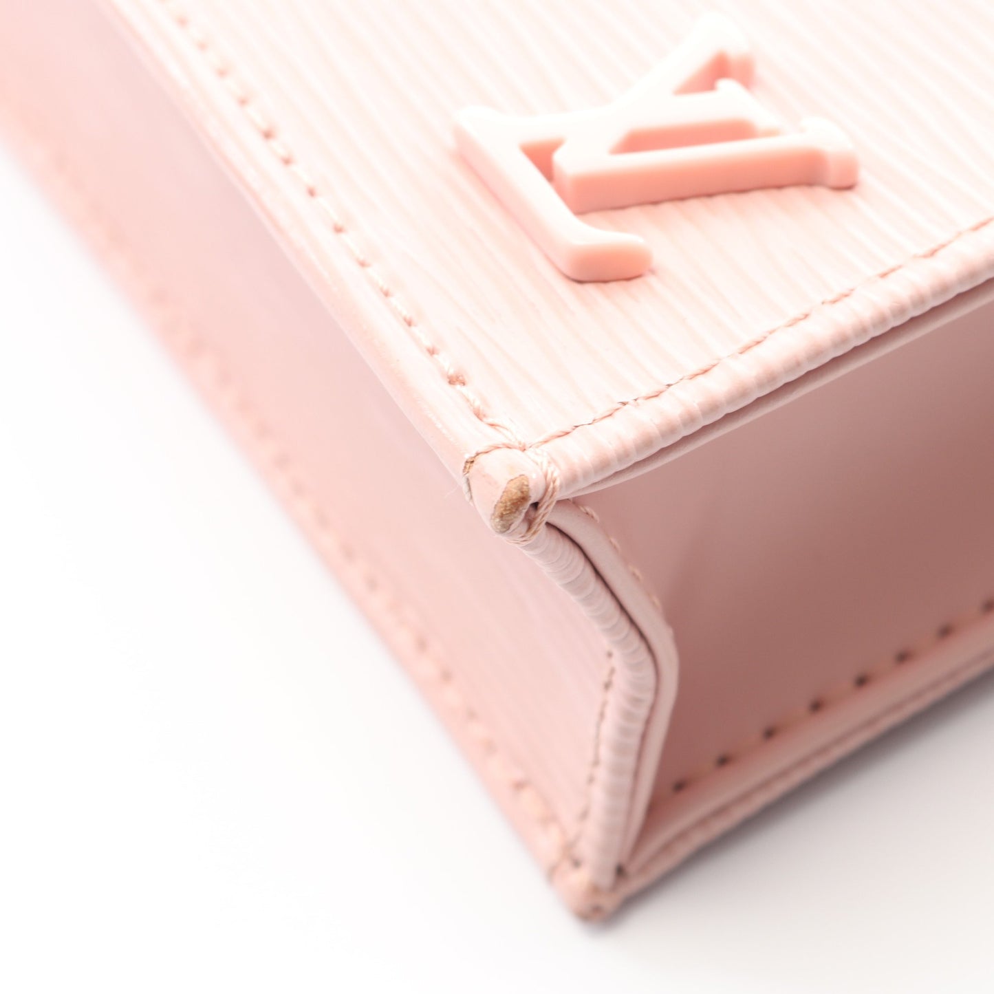 プティット サックプラ エピ ローズバレリーヌ ハンドバッグ レザー ライトピンク ブラック 2WAY ルイヴィトン バッグ LOUIS VUITTON