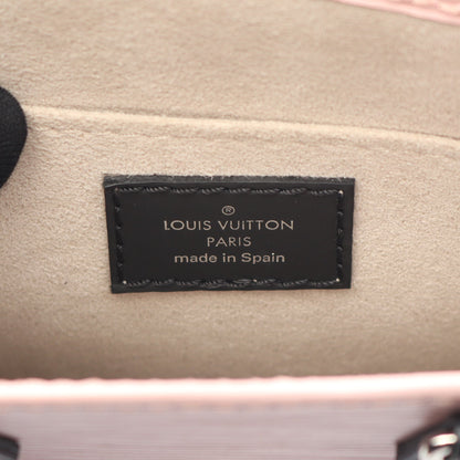 プティット サックプラ エピ ローズバレリーヌ ハンドバッグ レザー ライトピンク ブラック 2WAY ルイヴィトン バッグ LOUIS VUITTON