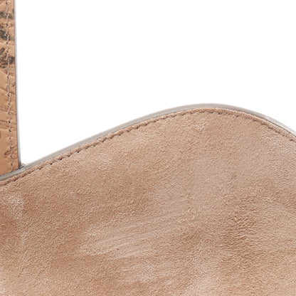 SADDLE サドル ハンドバッグ ボタニカル柄 レザー ピンクベージュ マルチカラー 2WAY クリスチャンディオール バッグ Christian Dior