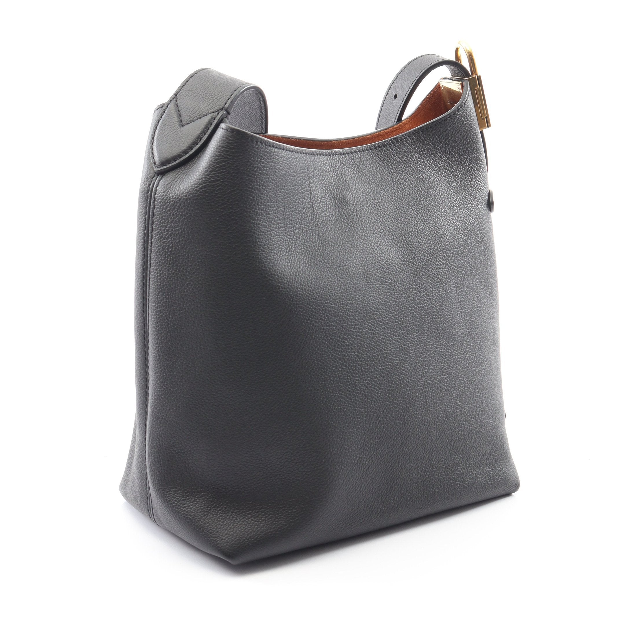 ロウキー ホーボーPM ノワール ショルダーバッグ レザー ブラック ルイ