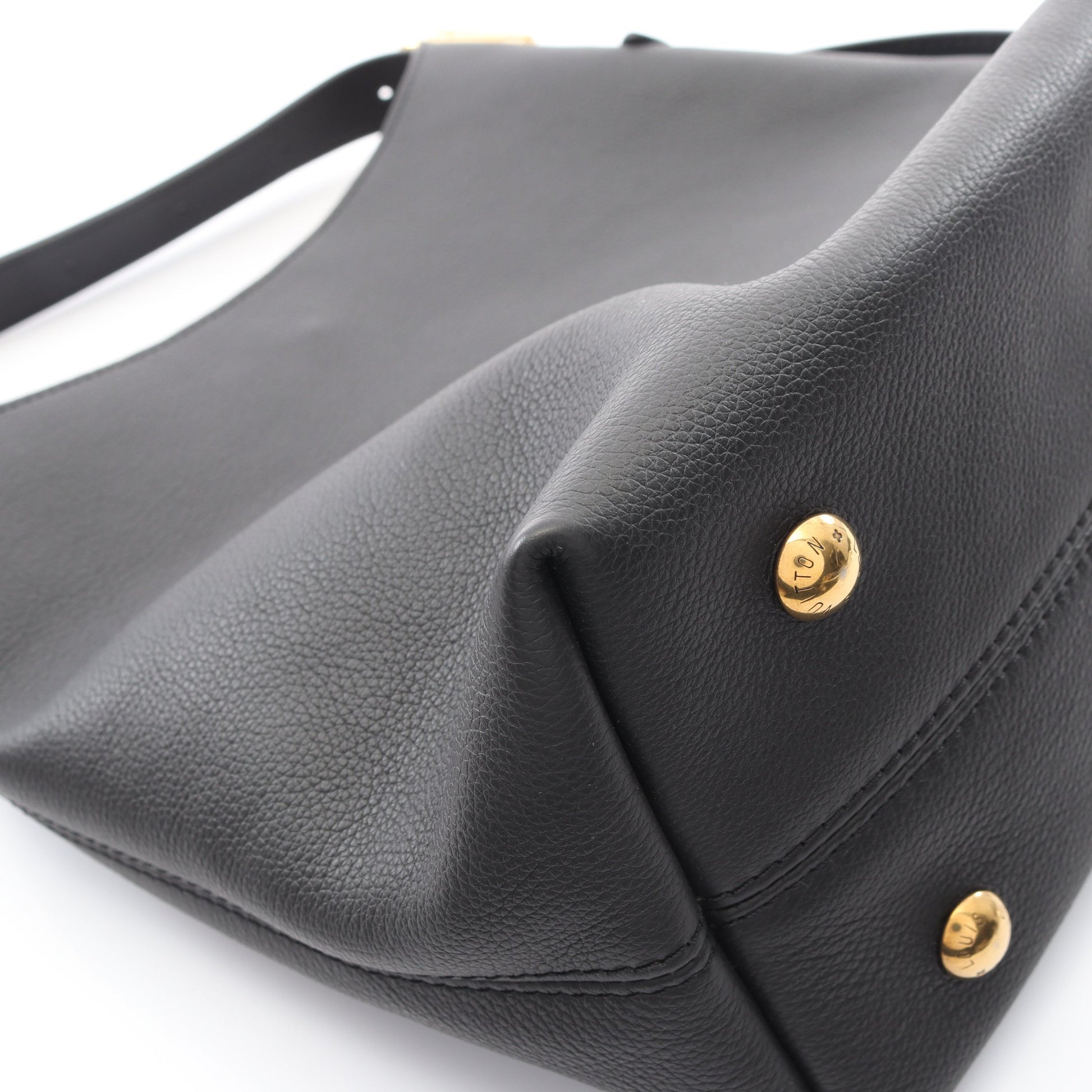 ロウキー ホーボーPM ノワール ショルダーバッグ レザー ブラック ルイヴィトン バッグ LOUIS VUITTON